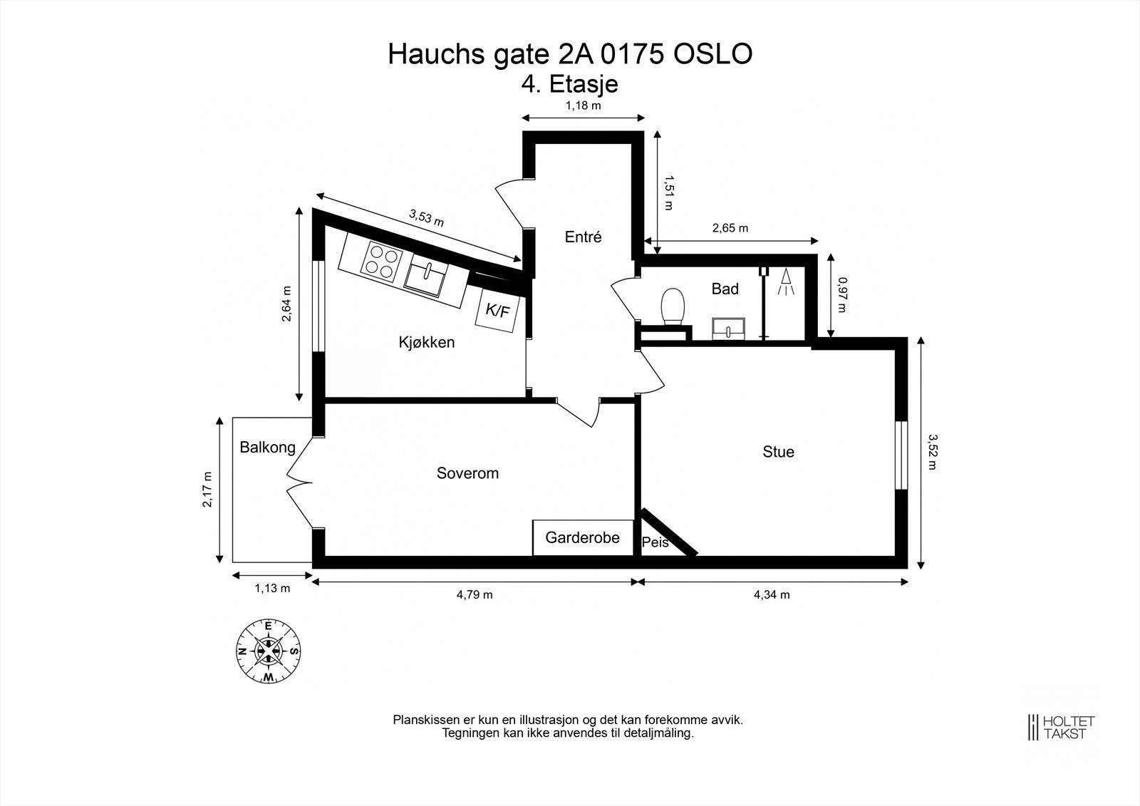 Planløsningen er gjennomgående og praktisk. Galleribilde