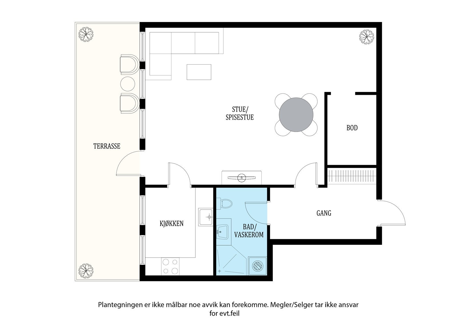 Plantegning Galleribilde