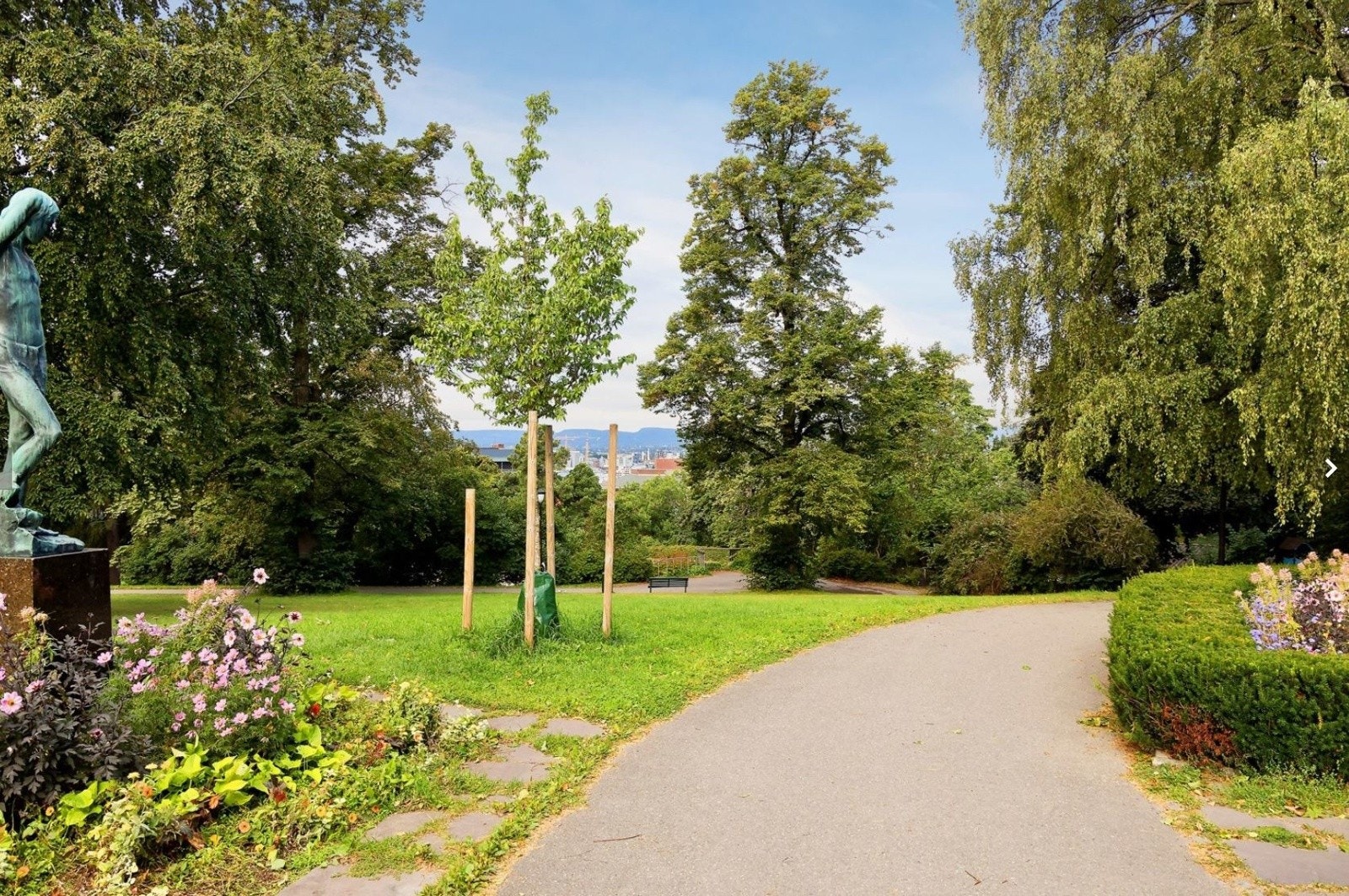 Kampen park bare noen minutters gange unna Galleribilde