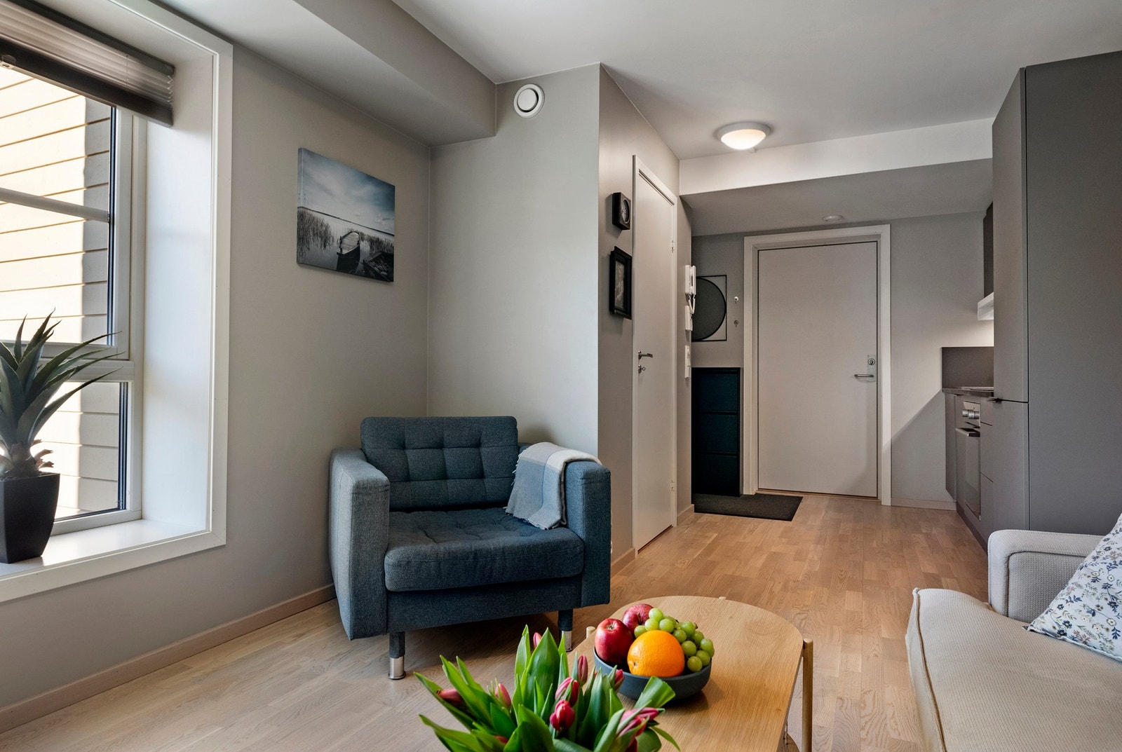 Lave og forutsigbare månedlige kostnader med mye av de faste kostnadene inkludert i felleskostnader. Galleribilde