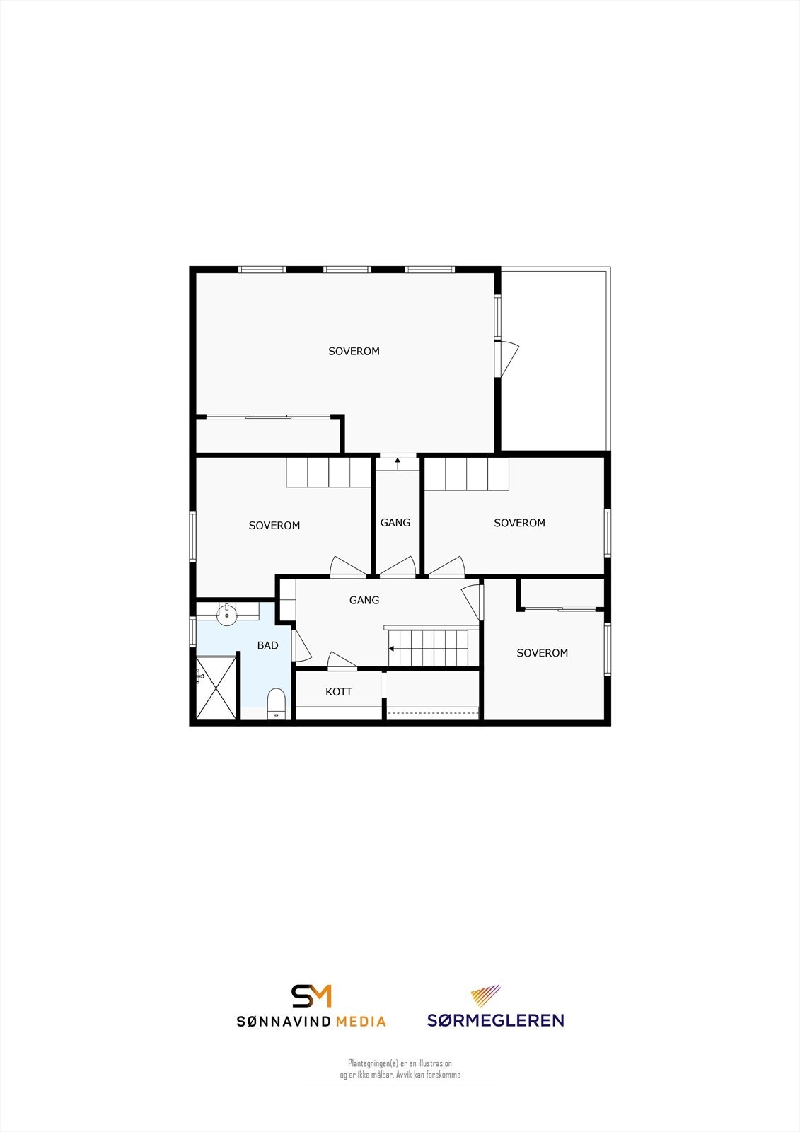 Plantegning 2. etg Galleribilde