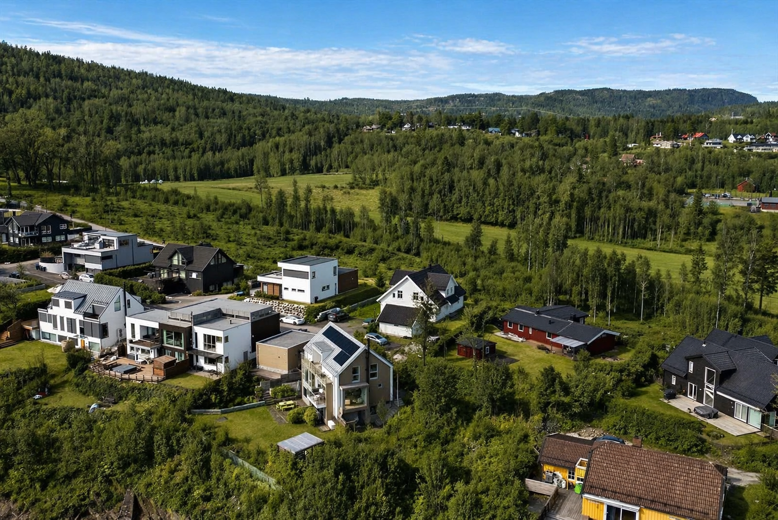 Bildet er AI-redigert til sommerbilde. Galleribilde