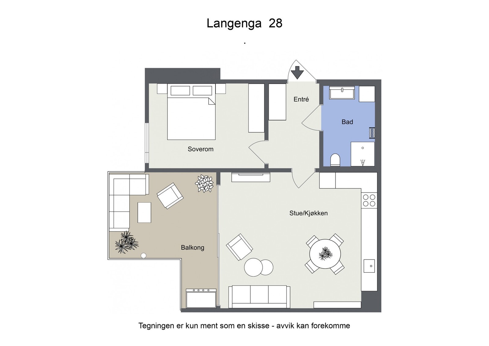 Planskisse Galleribilde