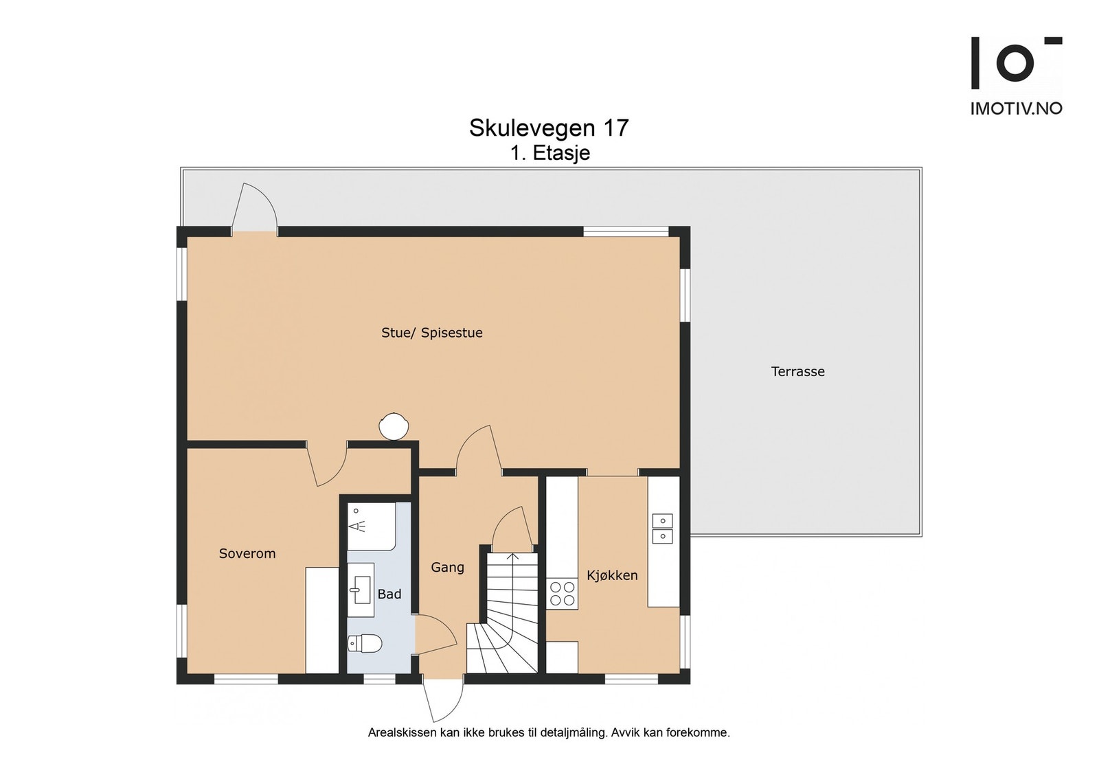 Planløsning hovedetasje Galleribilde