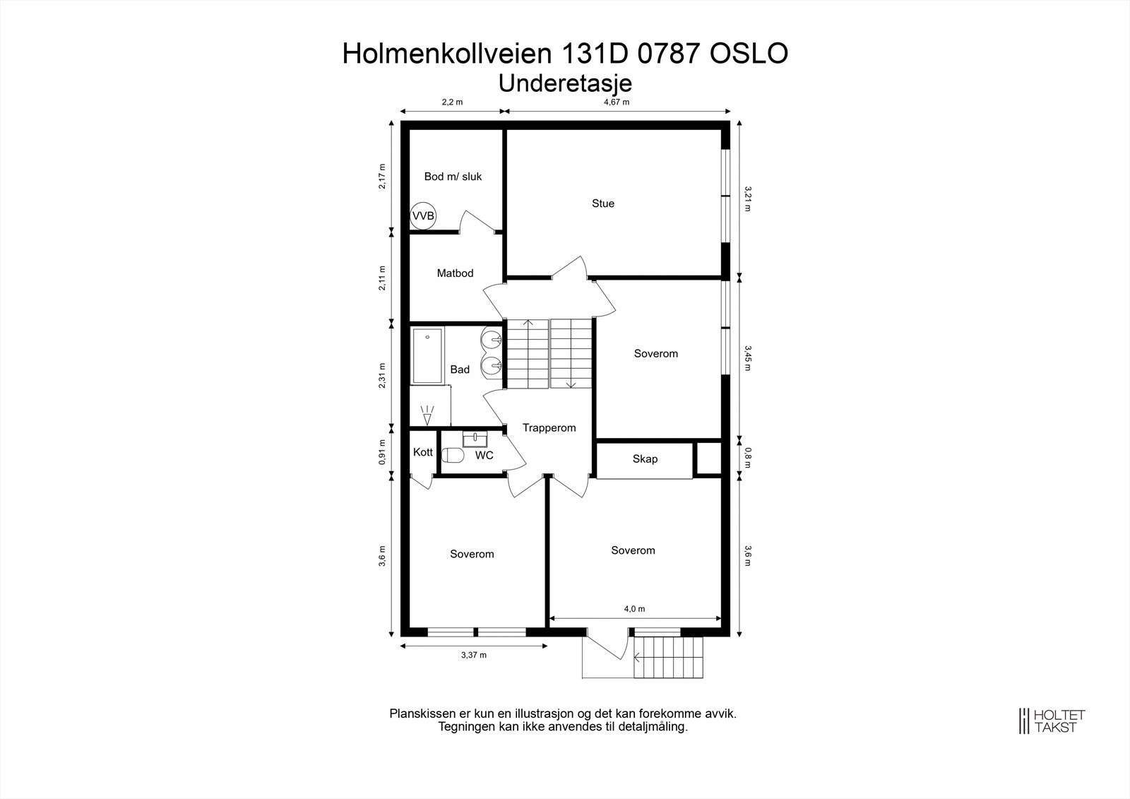 Plantegning - Underetasje Galleribilde