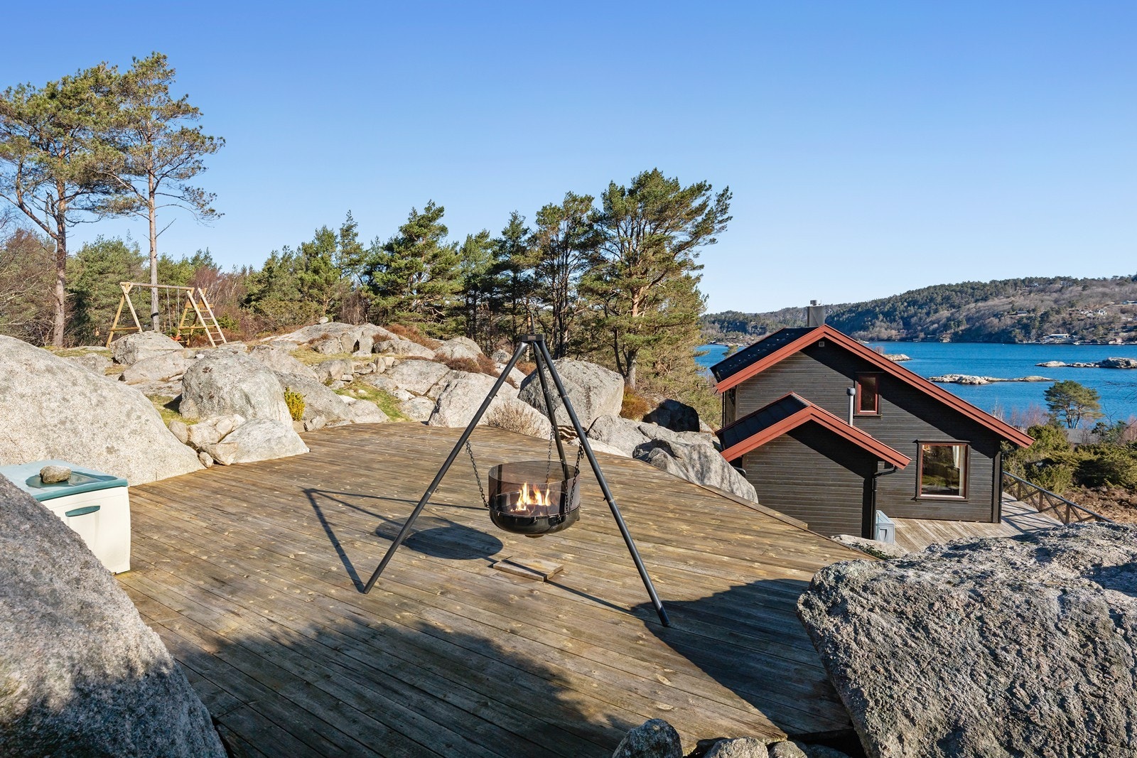 Fine uteområder. Galleribilde