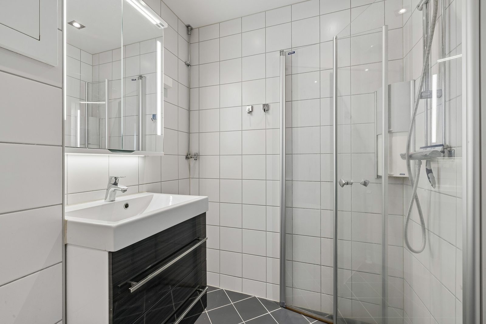 Baderom - opplegg for vaskemaskin Galleribilde