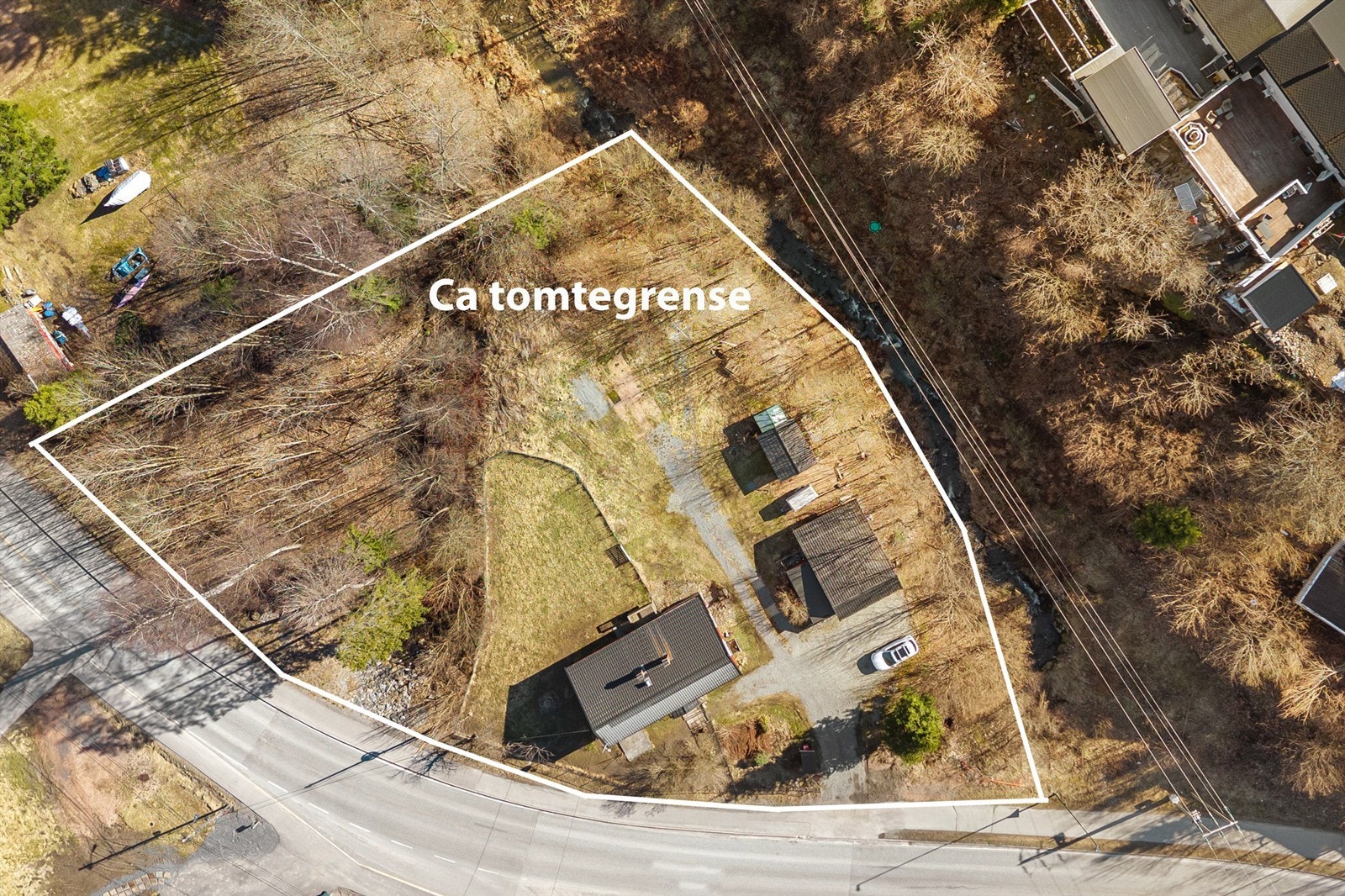 Ca tomtegrense - Avvik kan forekomme Foto: Stener Widnes Galleribilde