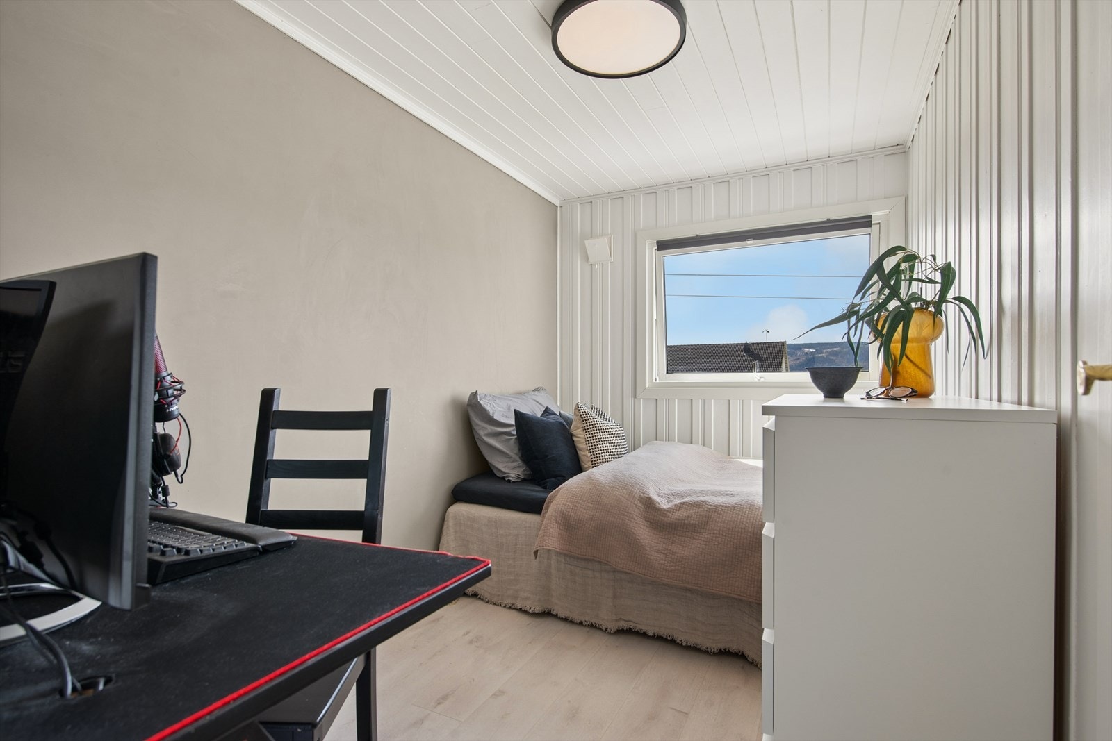 Det tredje soverommet egner seg godt som barnerom, gjesterom eller kontor. Galleribilde