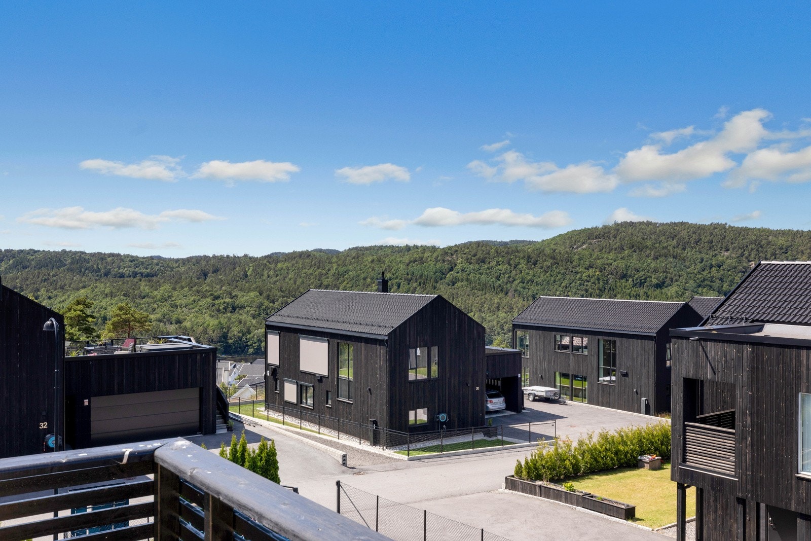 Utsikt fra terrassen Galleribilde