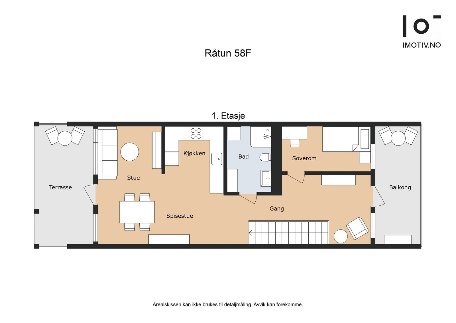 Plantegning 1. etasje Galleribilde