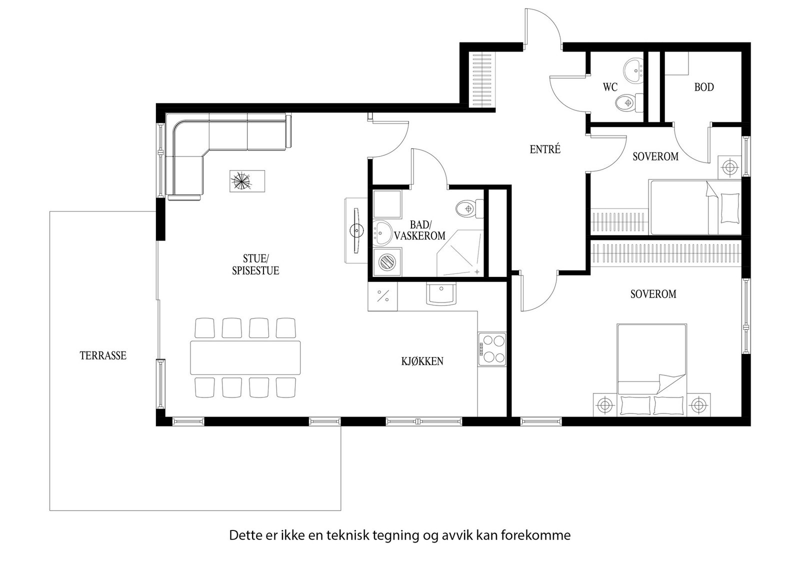 Planløsningen Galleribilde
