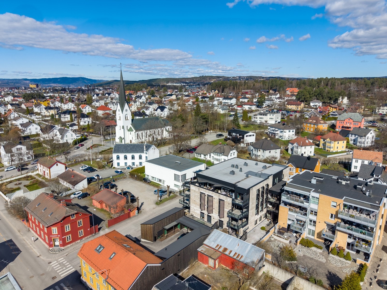 Dronefoto Galleribilde