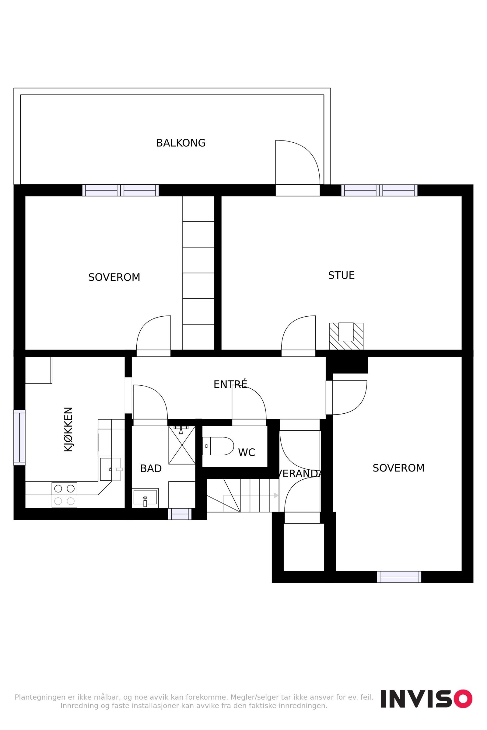 Praktisk planløsning. Galleribilde