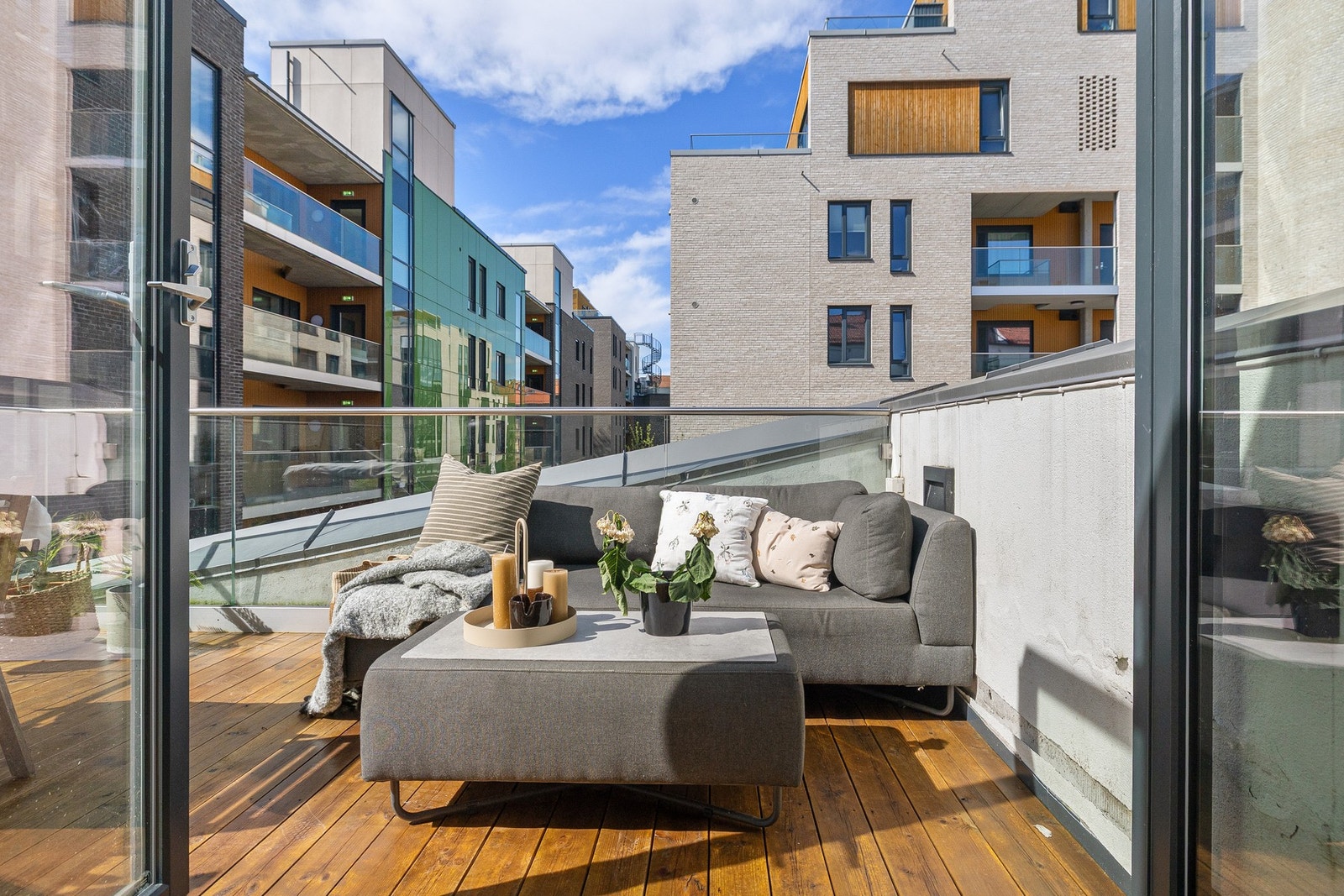 En flott takterrasse på hele 16 kvm! Galleribilde