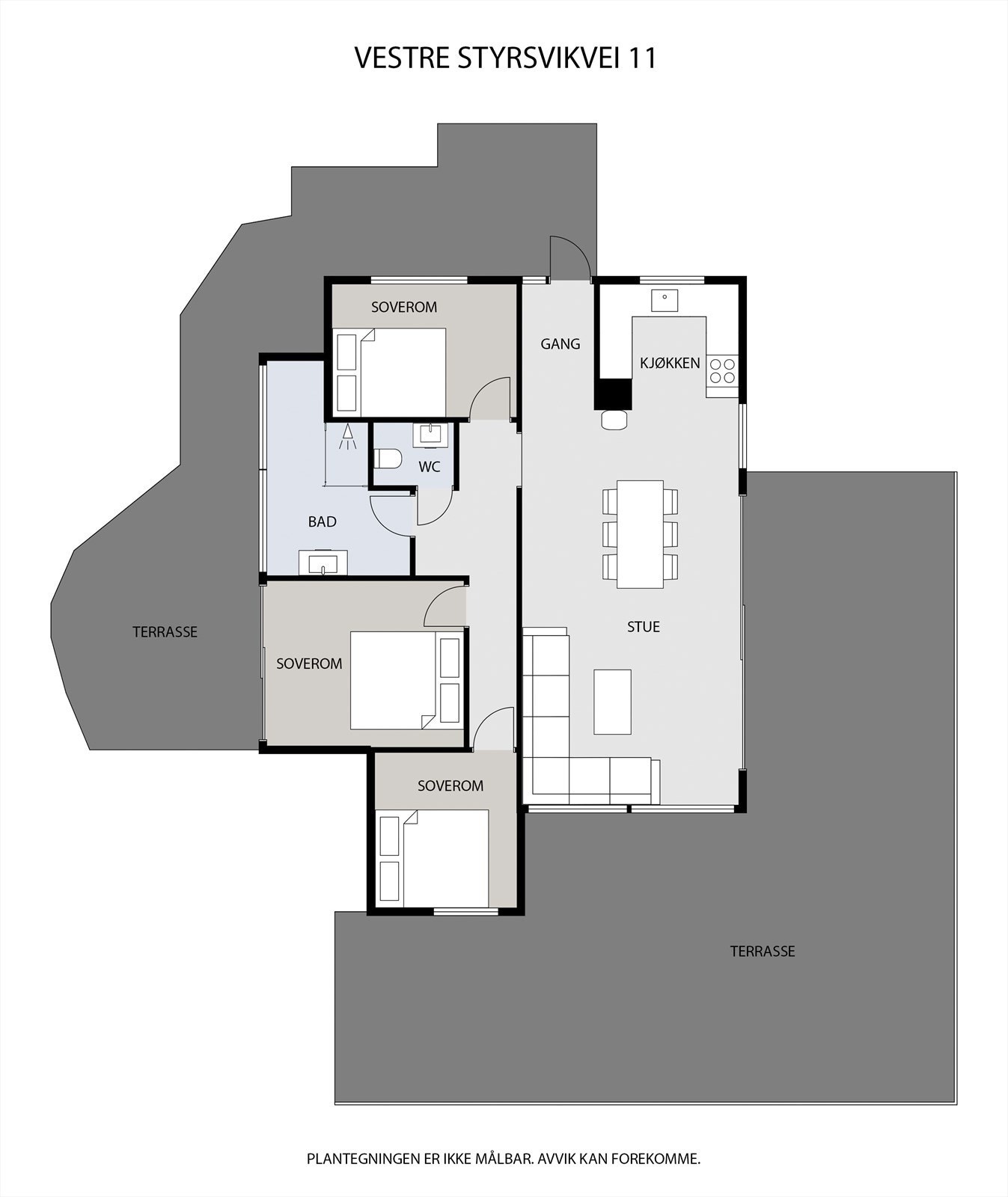 Plantegning Galleribilde