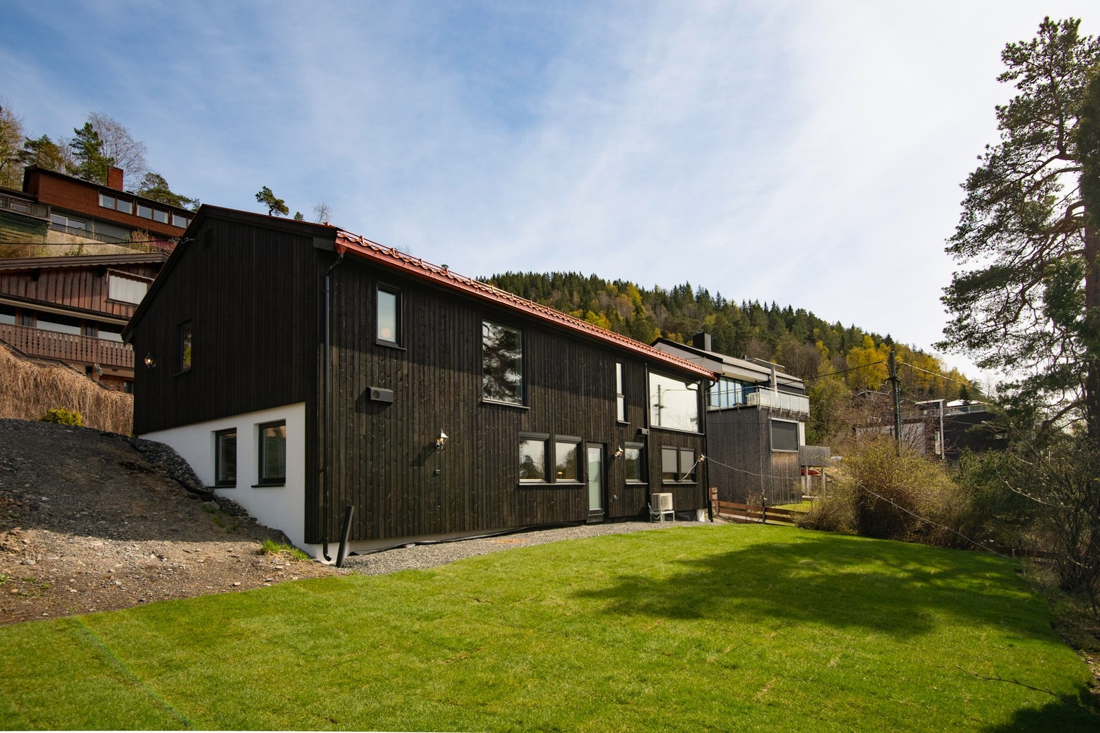 Boligen har en romslig tomt Galleribilde