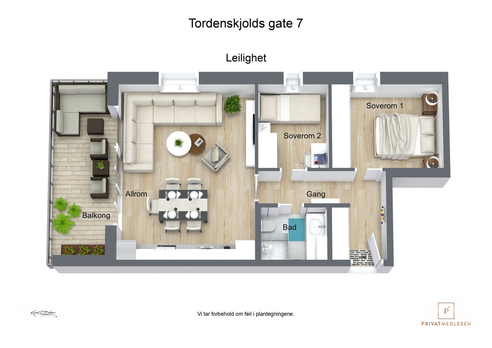Plantegning Galleribilde