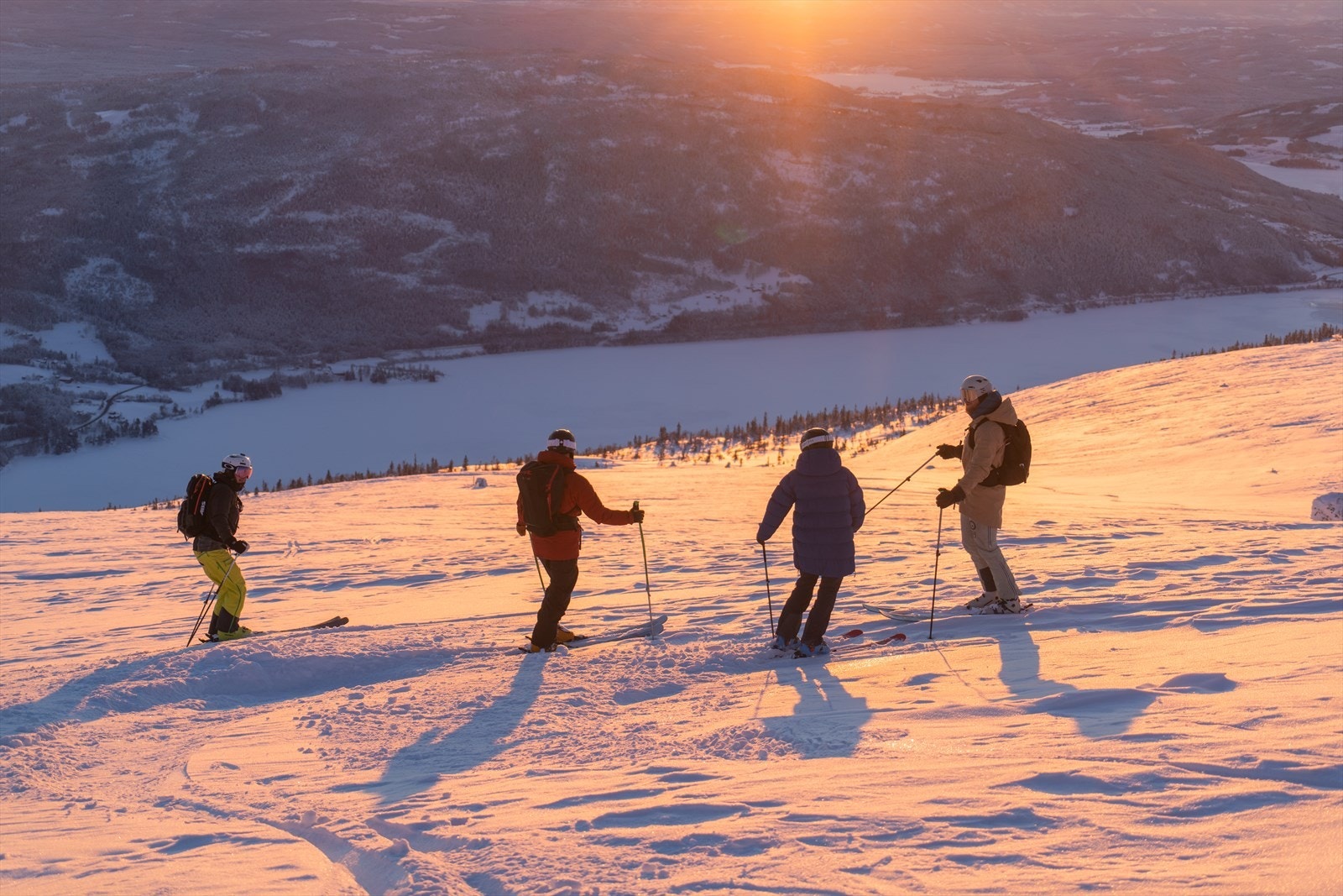 Supre skiforhold i bakken Galleribilde