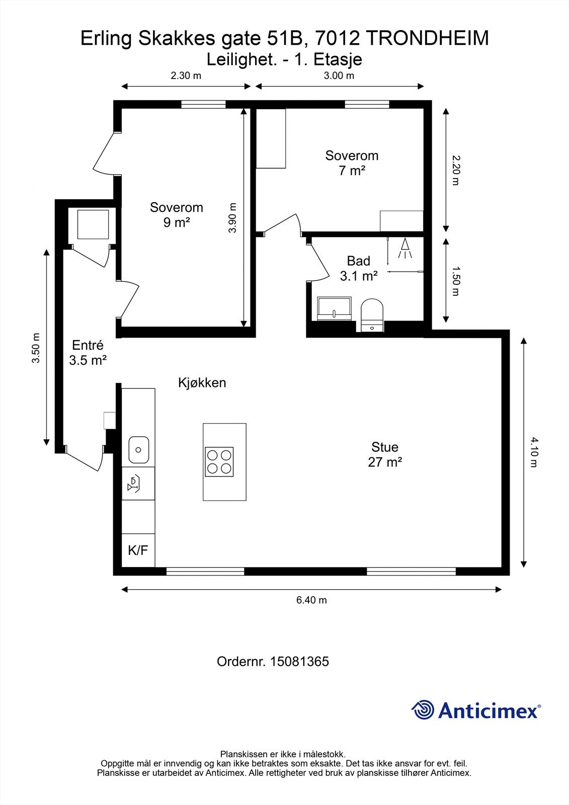 Planskisse. Galleribilde