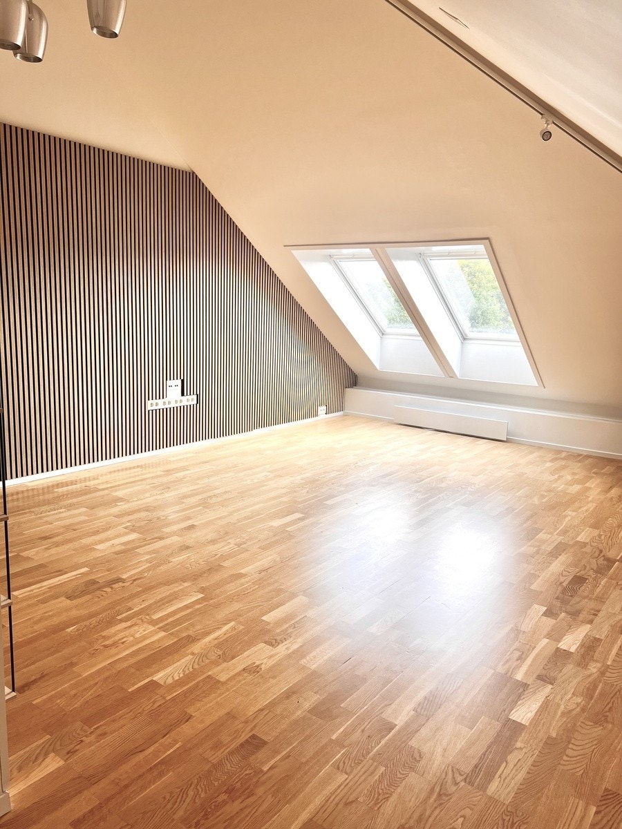 Stor stue med ledbelysning Galleribilde