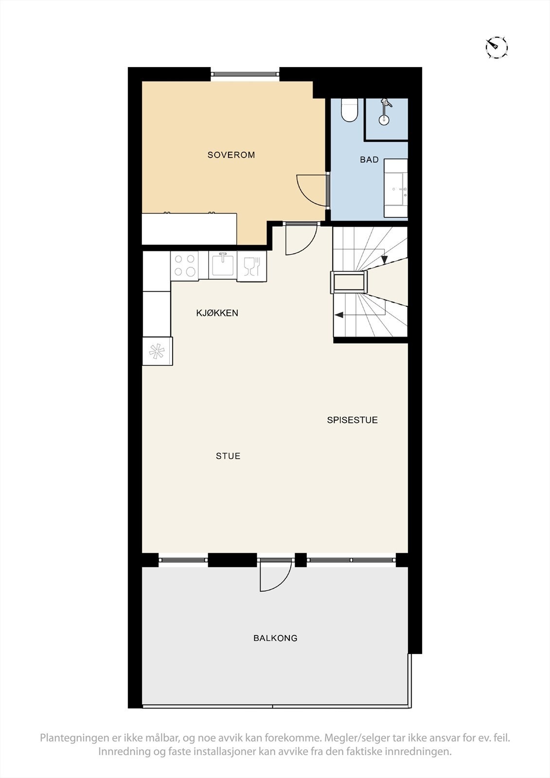 Plantegning 1. etasje. Galleribilde