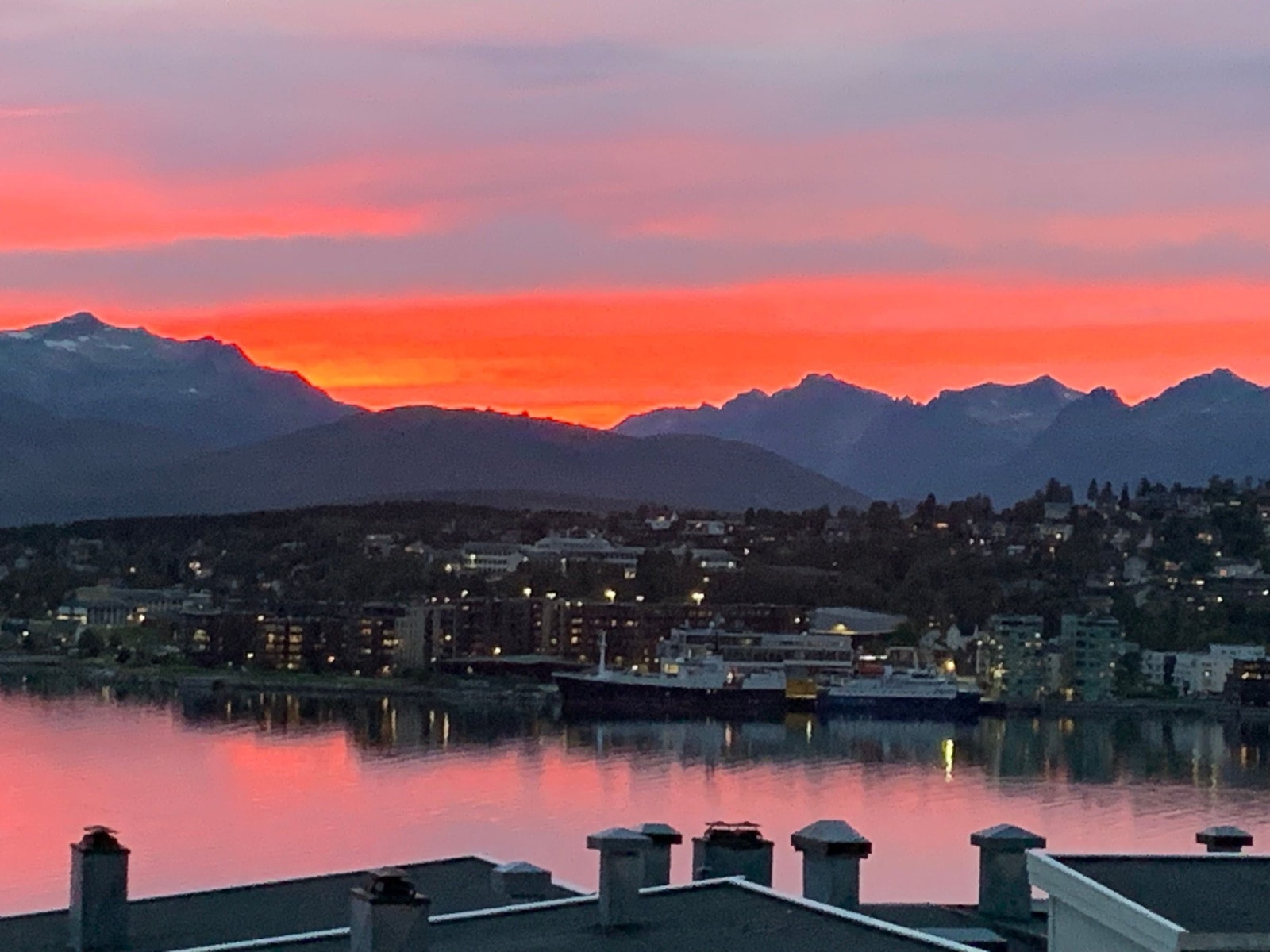 Vakre solnedganger. Privat bilde Galleribilde