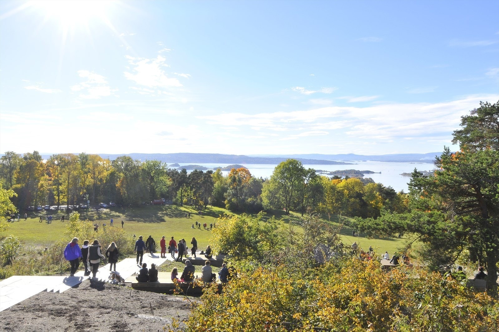 Nydelige turstier i Ekeberg- og Kvinneparken. Galleribilde