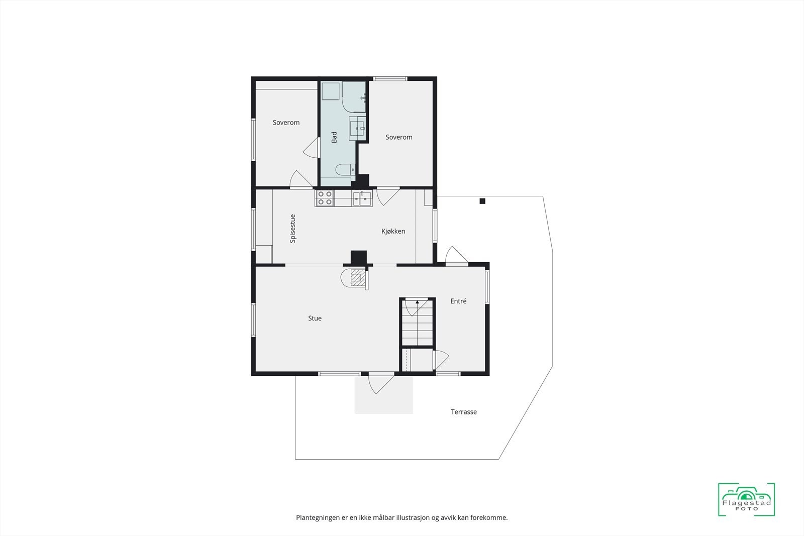 Plantegning hovedplan Galleribilde