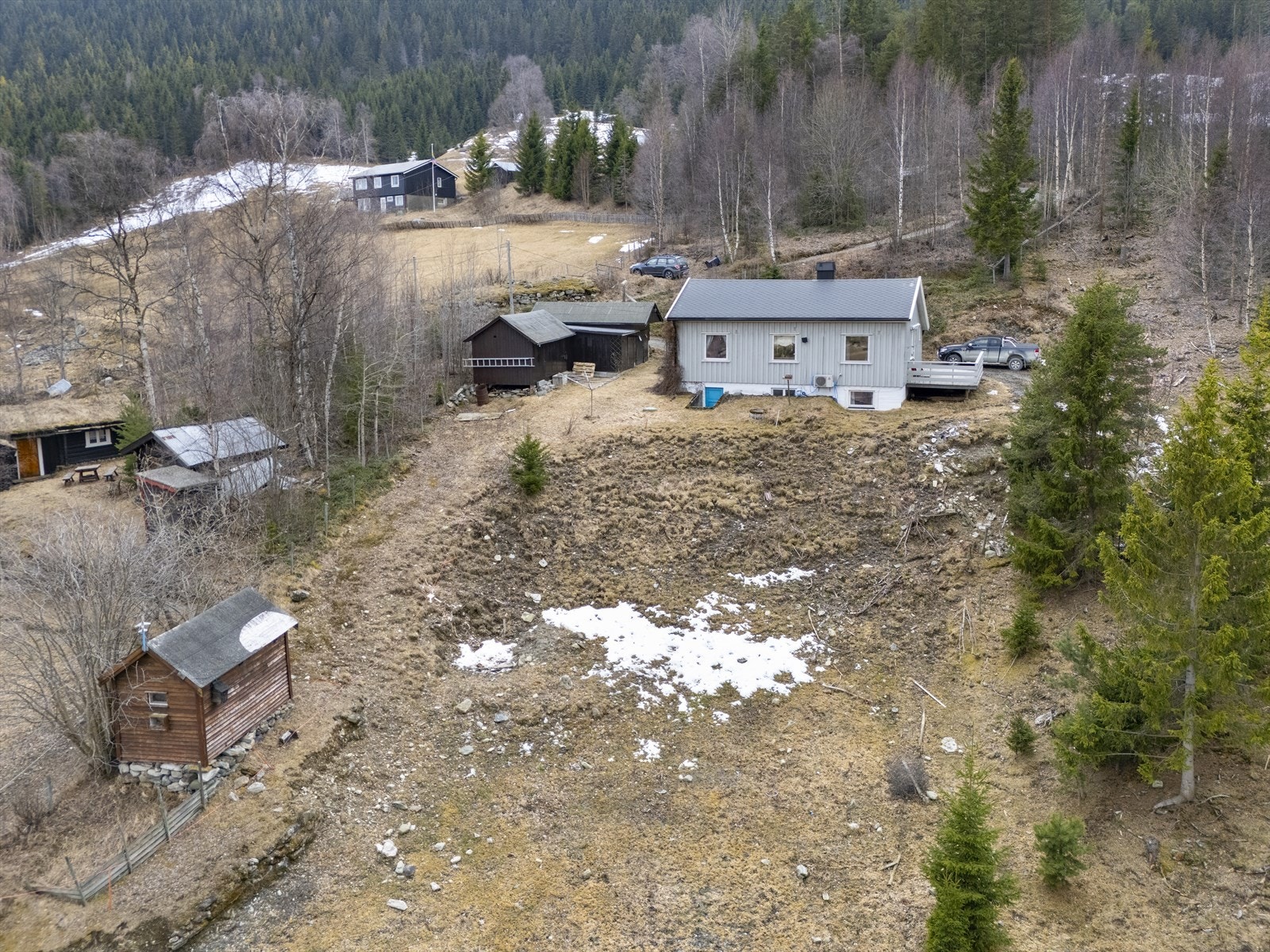 Det er mye boltreplass for både to- og firbeinte. Galleribilde