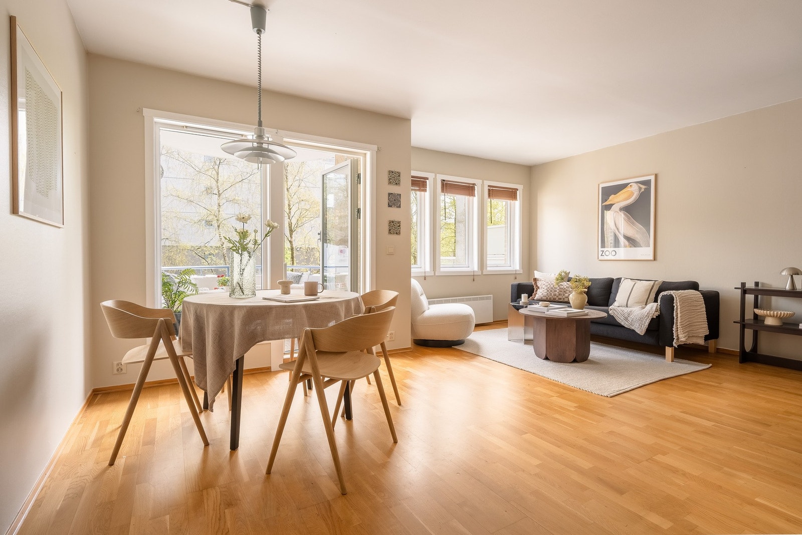 En lys og hyggelig 3-roms i flotte og rolige omgivelser på Torshov. Galleribilde