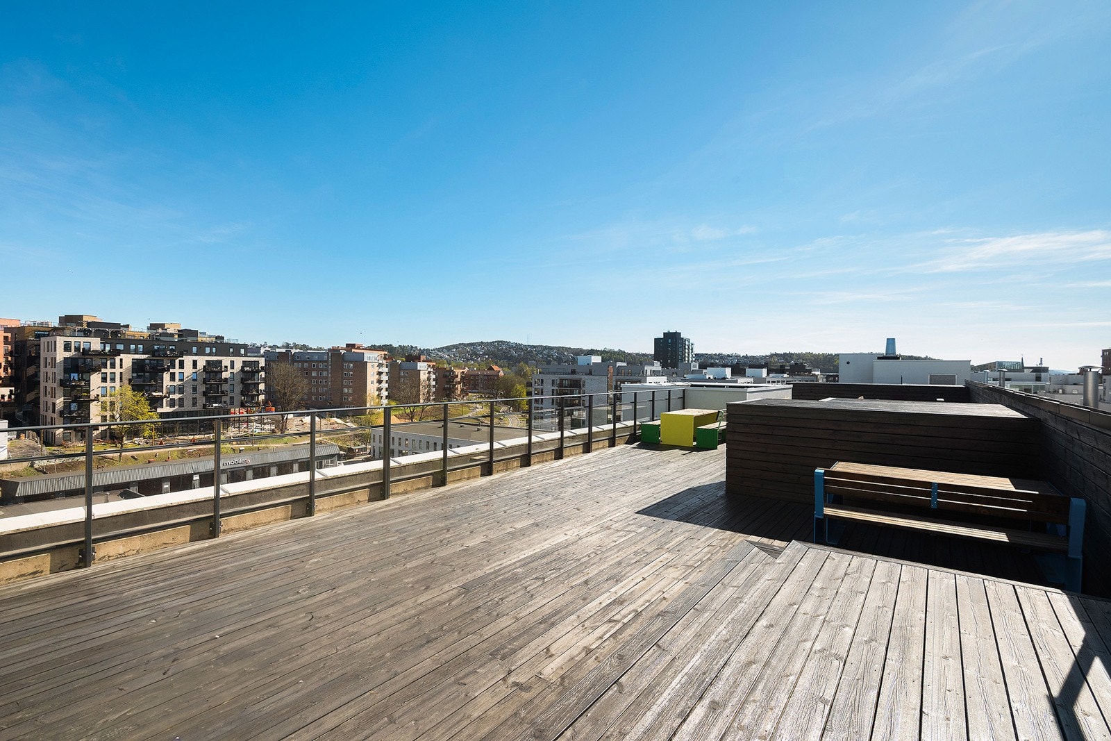 Felles takterrasse i nabobygget Galleribilde