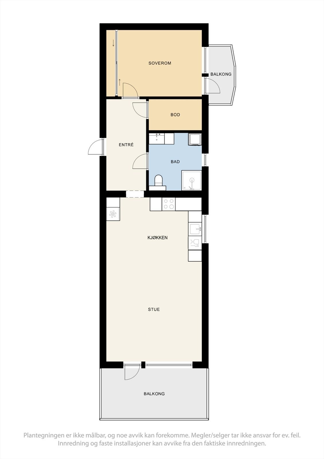 Plantegning 2. etasje - Ditt nye hjem, rom for rom! Galleribilde