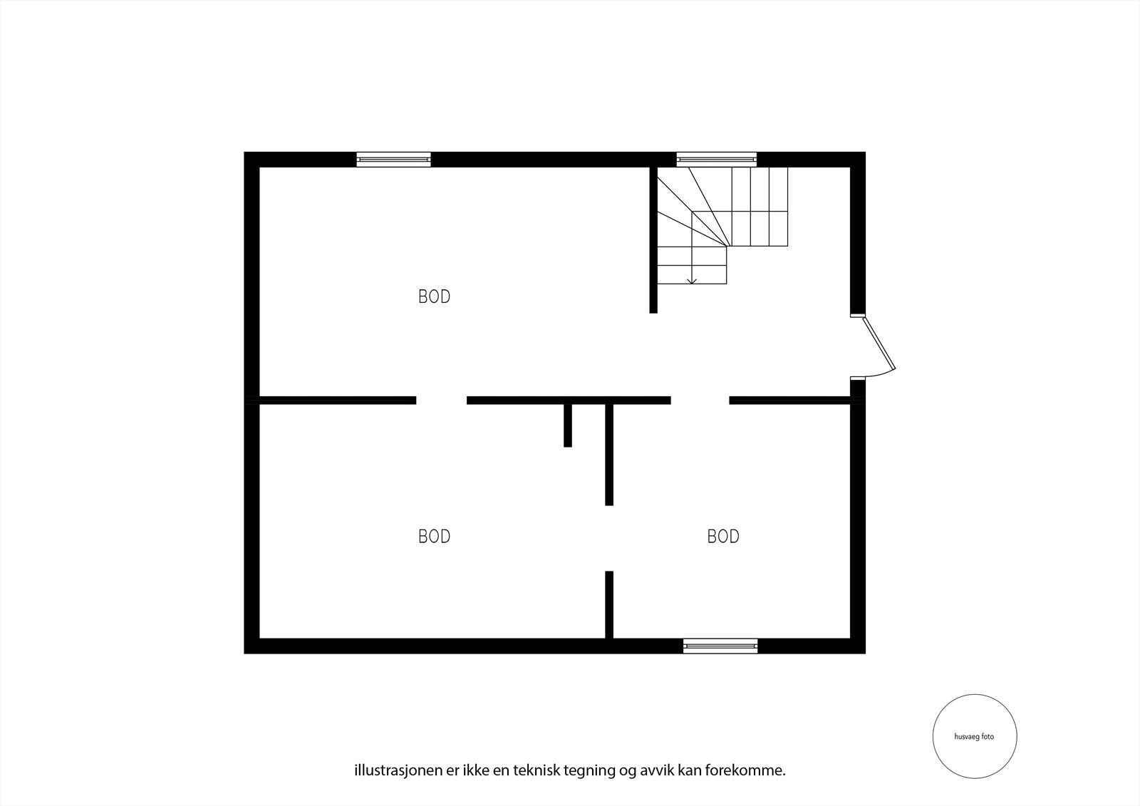 Plantegning kjeller Galleribilde