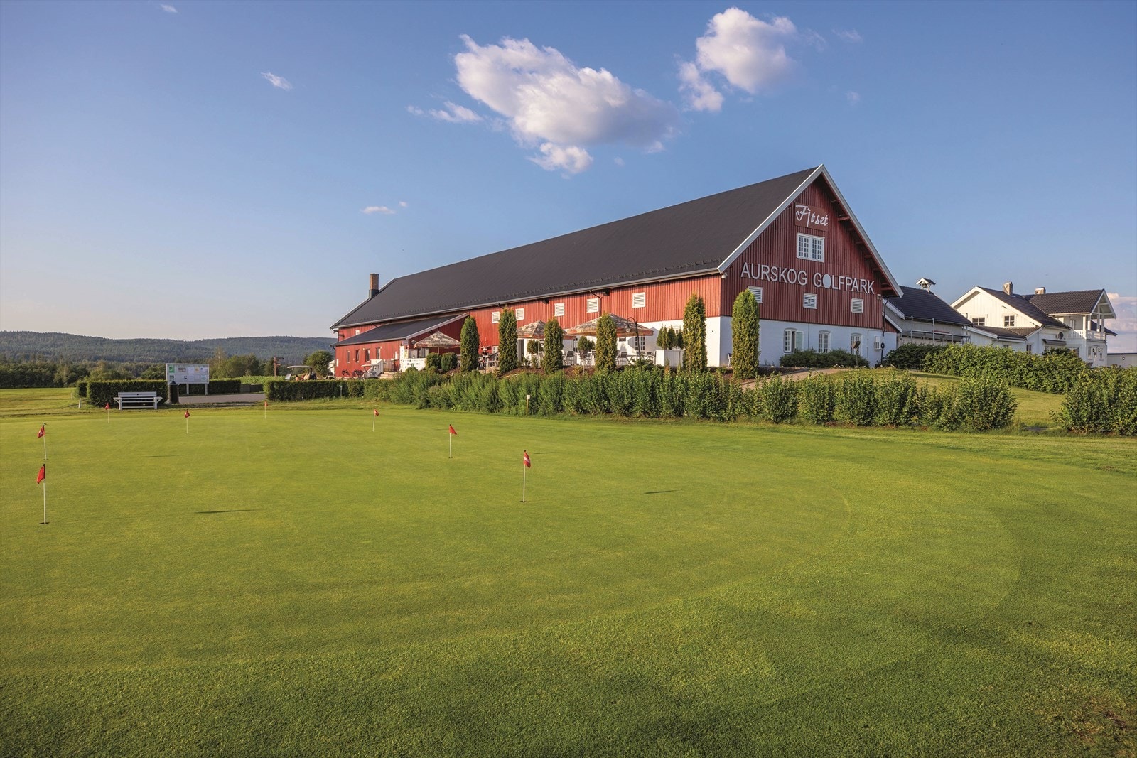 Golfbanen på Aursmoen. Galleribilde