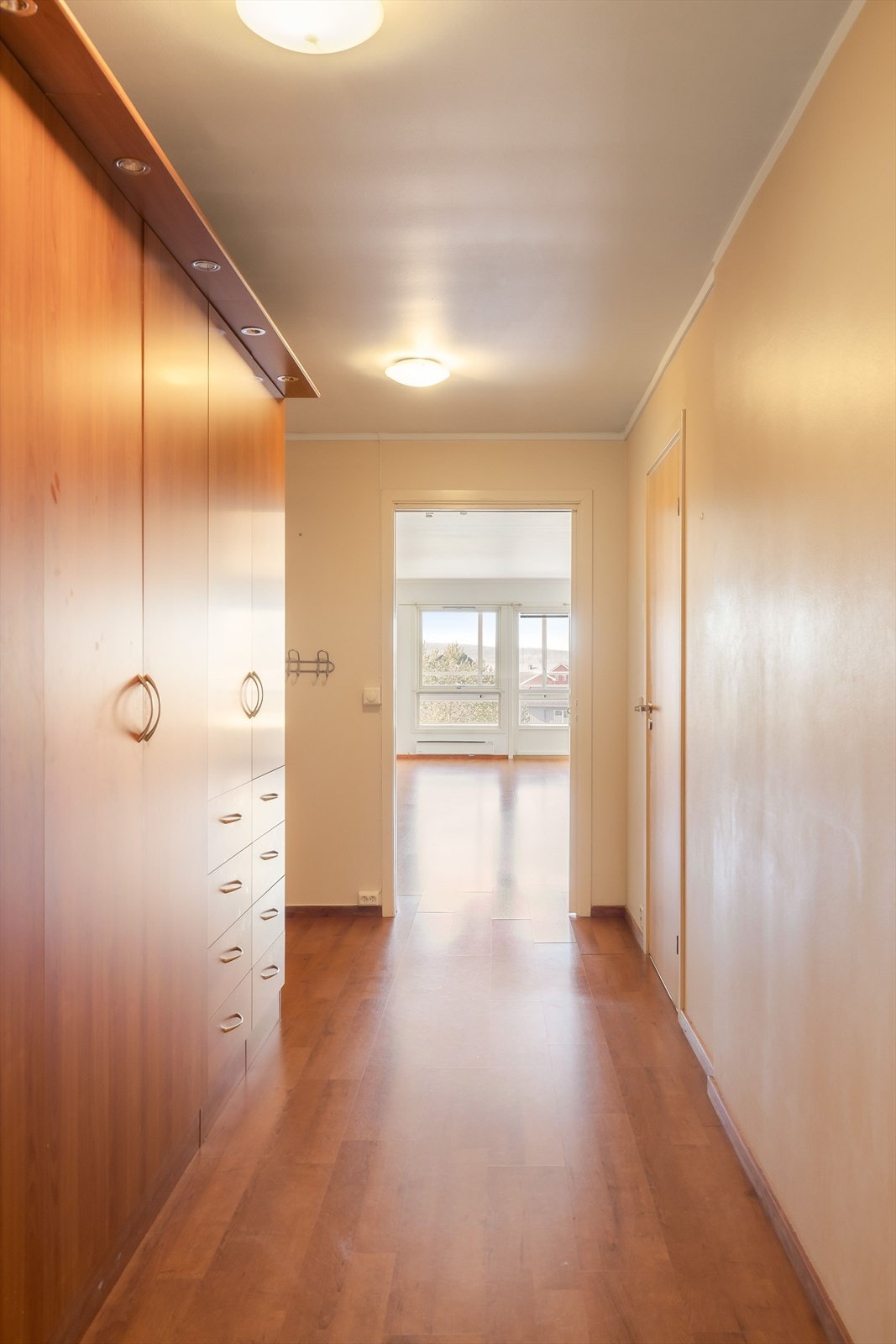 Det første du vil oppleve i denne leiligheten er den gode plassen og det gode lysforholdet. Galleribilde