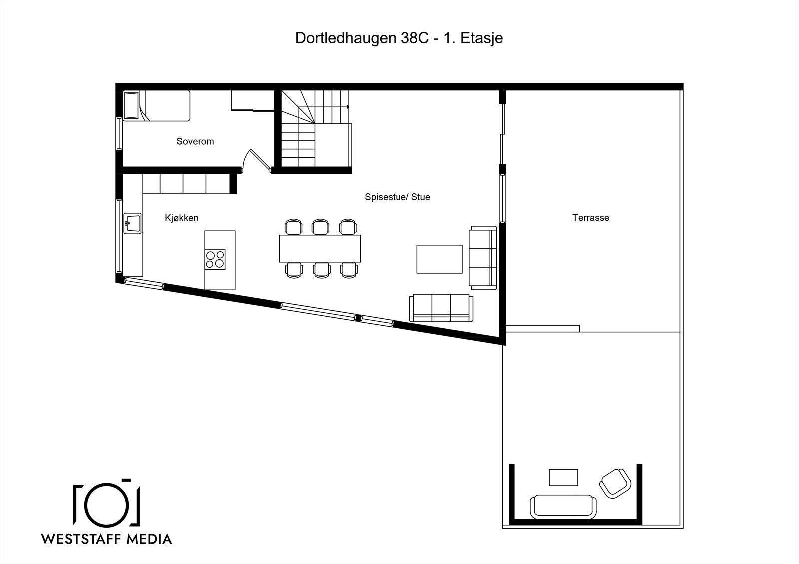 Plantegning 2.etasje. Galleribilde
