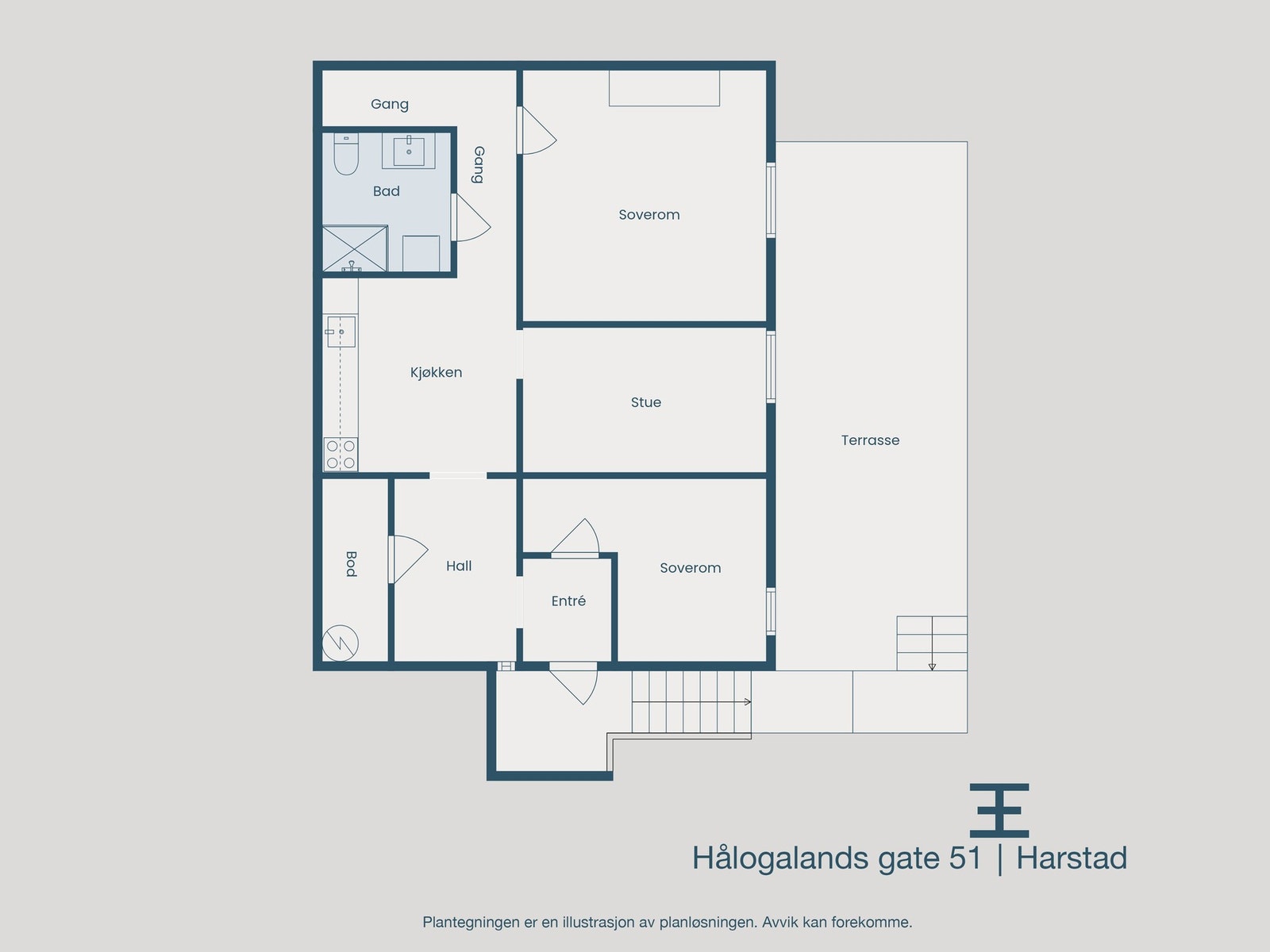 Plantegning Galleribilde