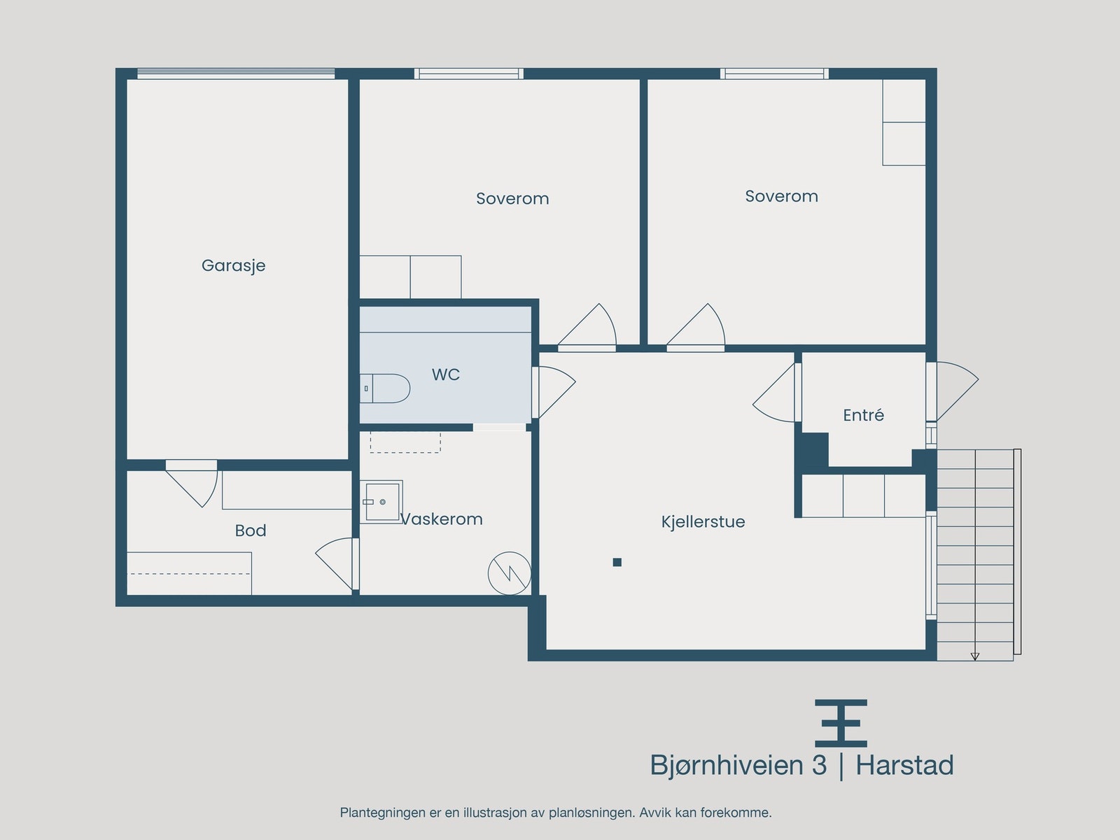 Plantegning Galleribilde