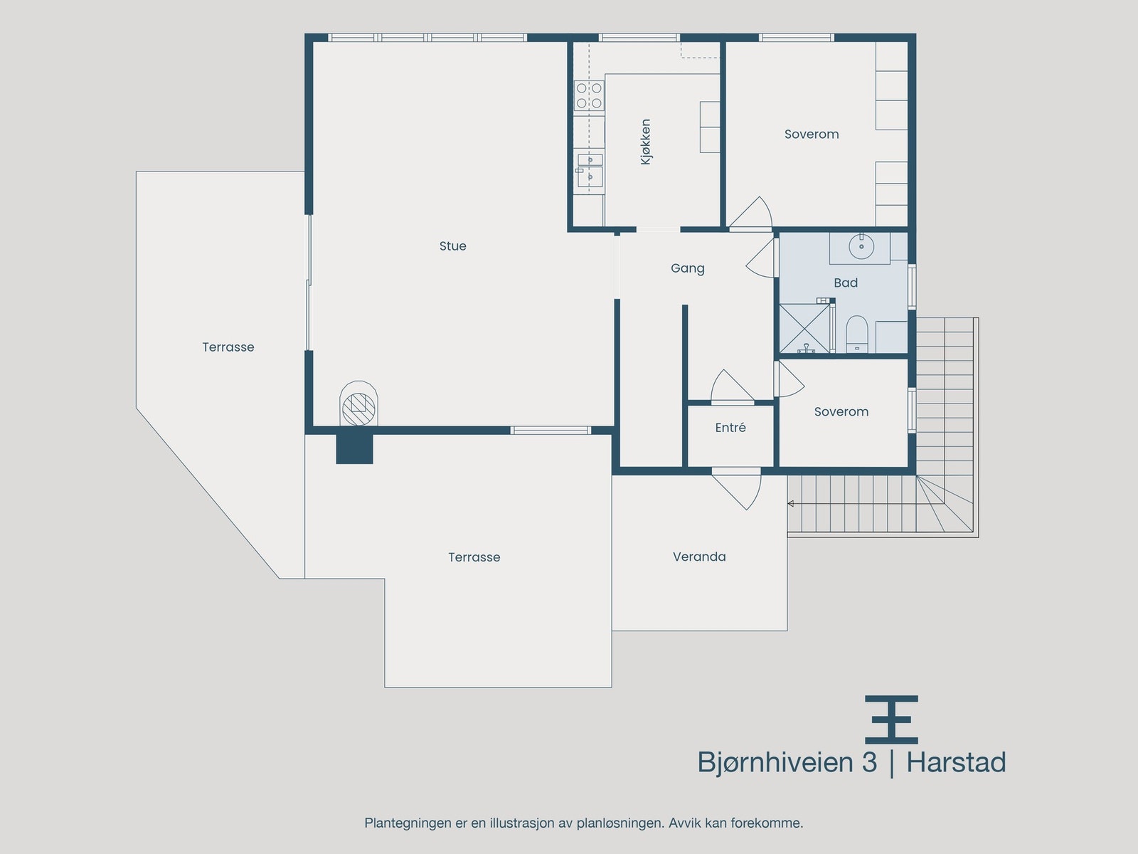 Plantegning Galleribilde