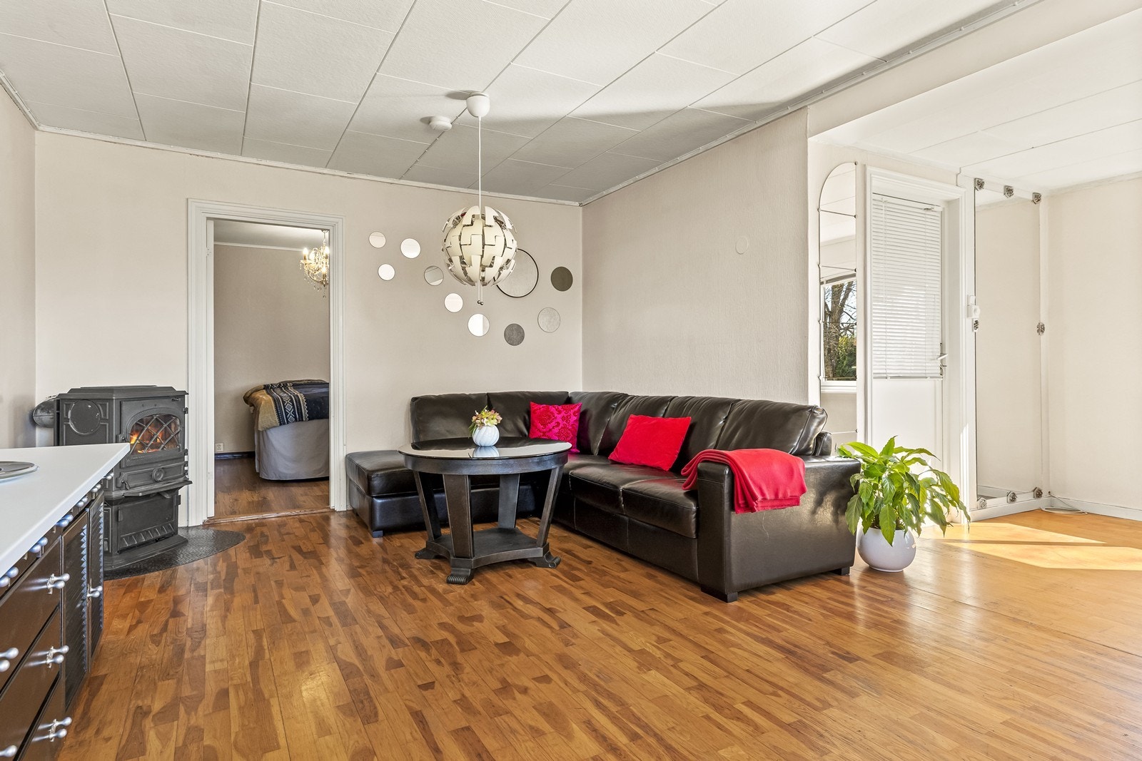 Peis som fyres med biobrensel Galleribilde