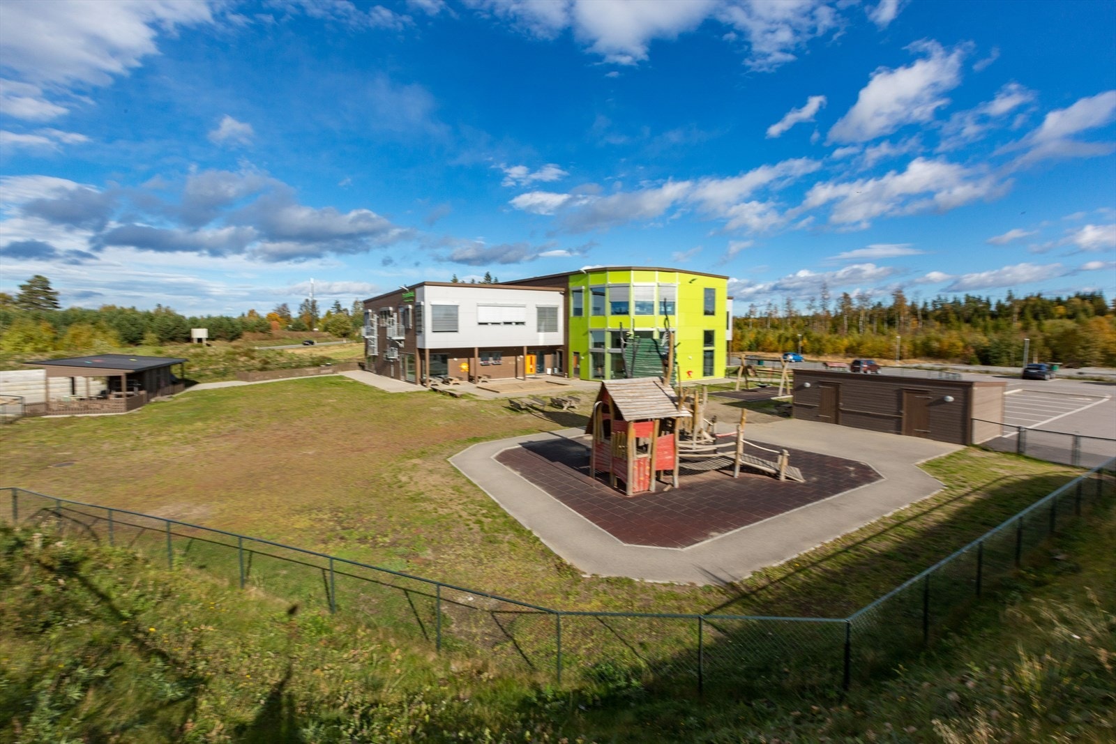Læringsverkstedet barnehage på Gystadmarka. Galleribilde