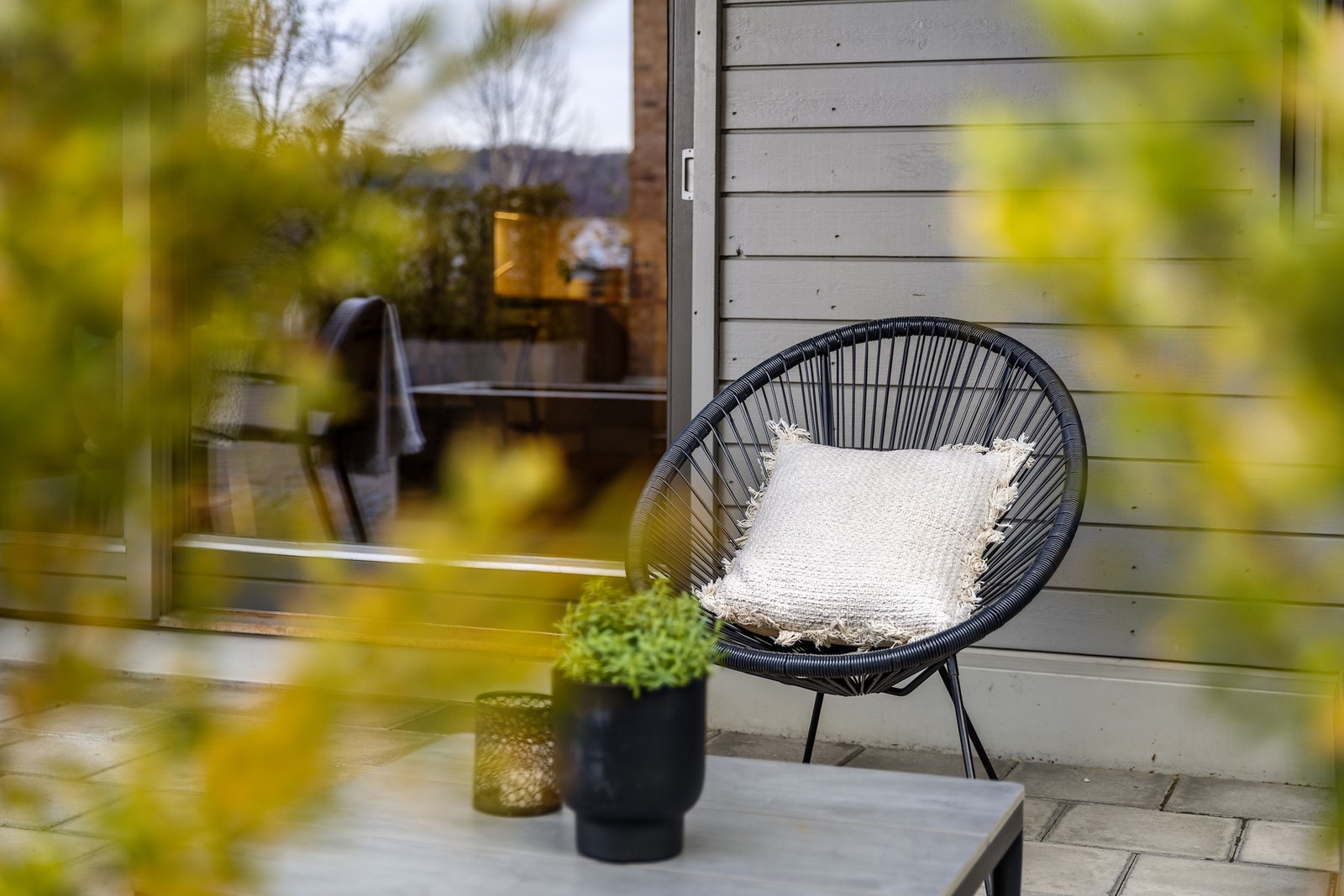 Detalj uteplass Galleribilde