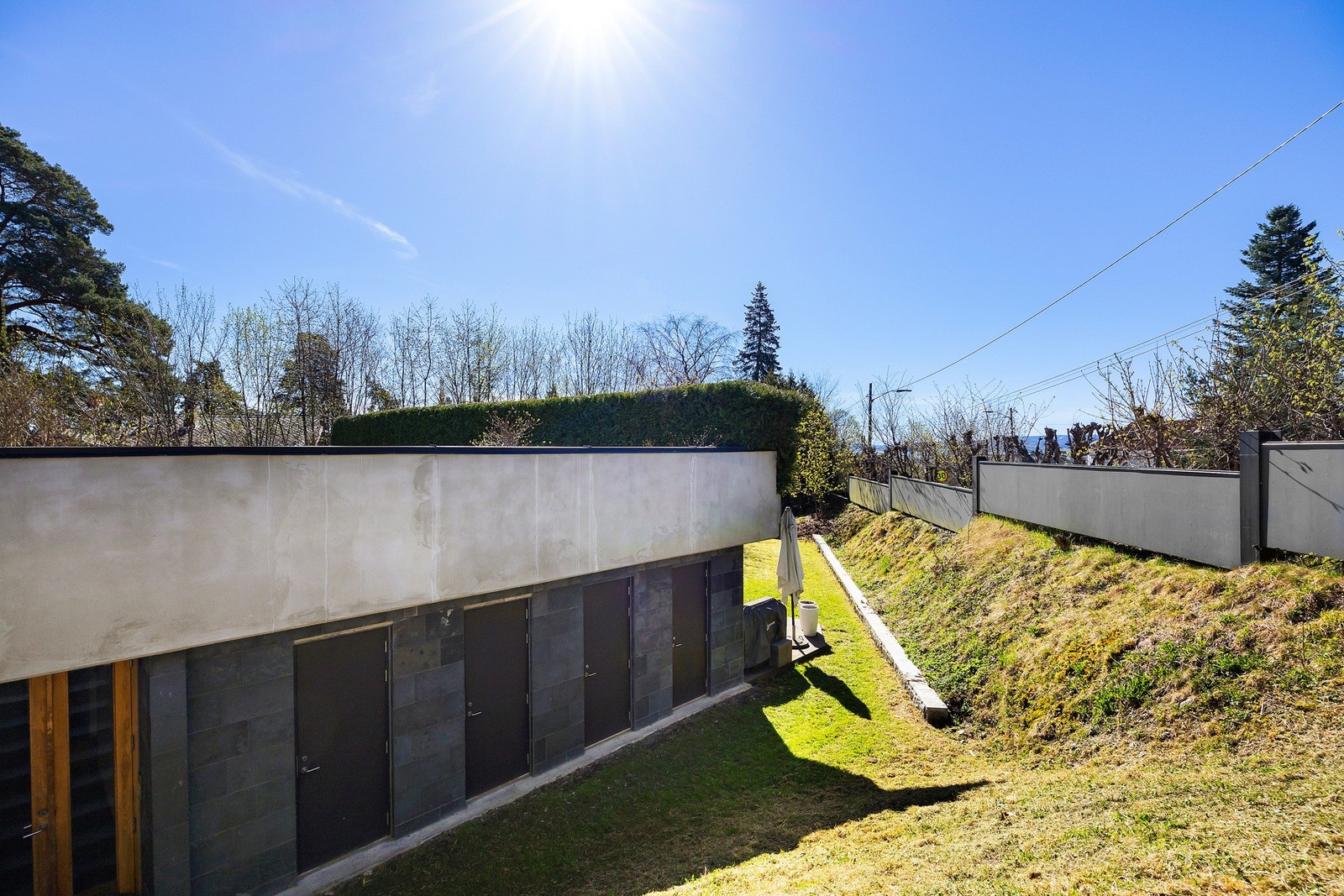 Felles arealer inngang til boder. Galleribilde