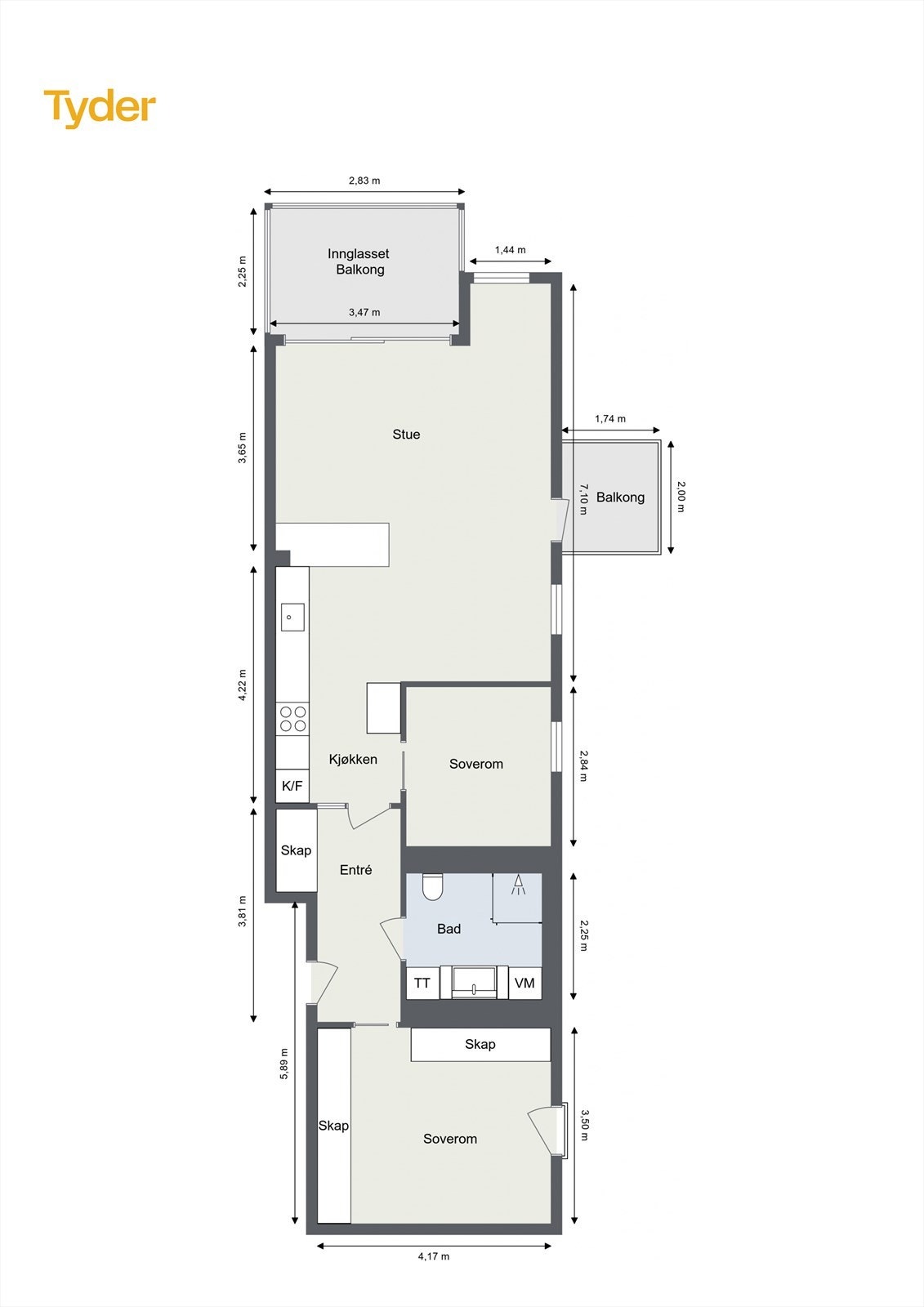 Plantegning Galleribilde