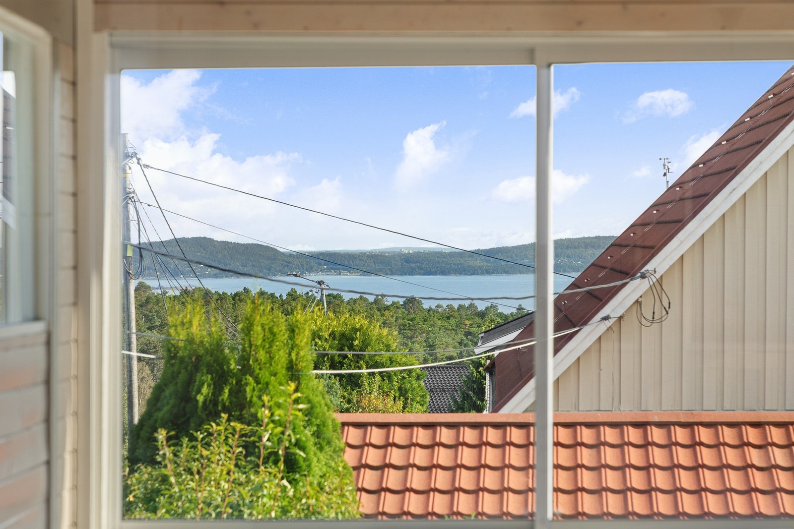 Utsikten fra utestuen Galleribilde