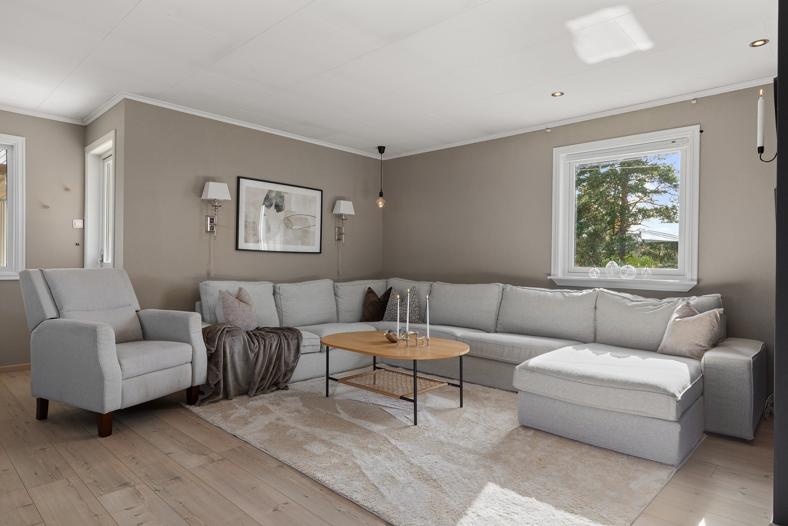 Plass til stor sofagruppe Galleribilde