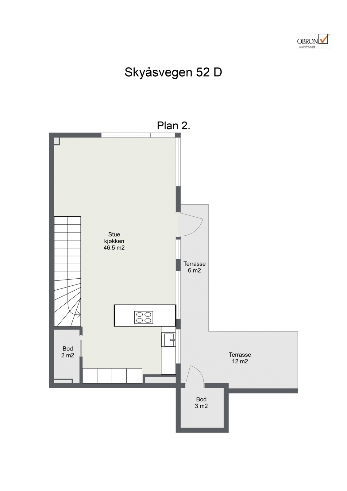 Plantegning plan 2 Galleribilde