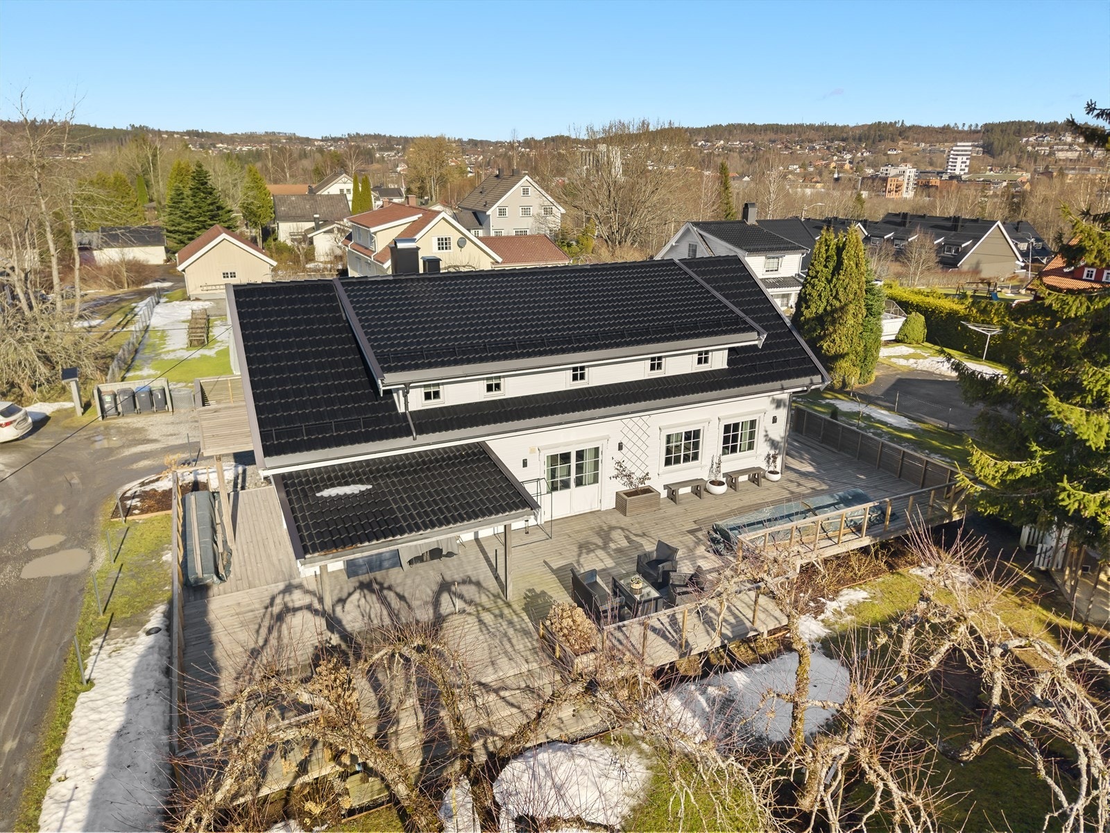 Dronefoto Galleribilde