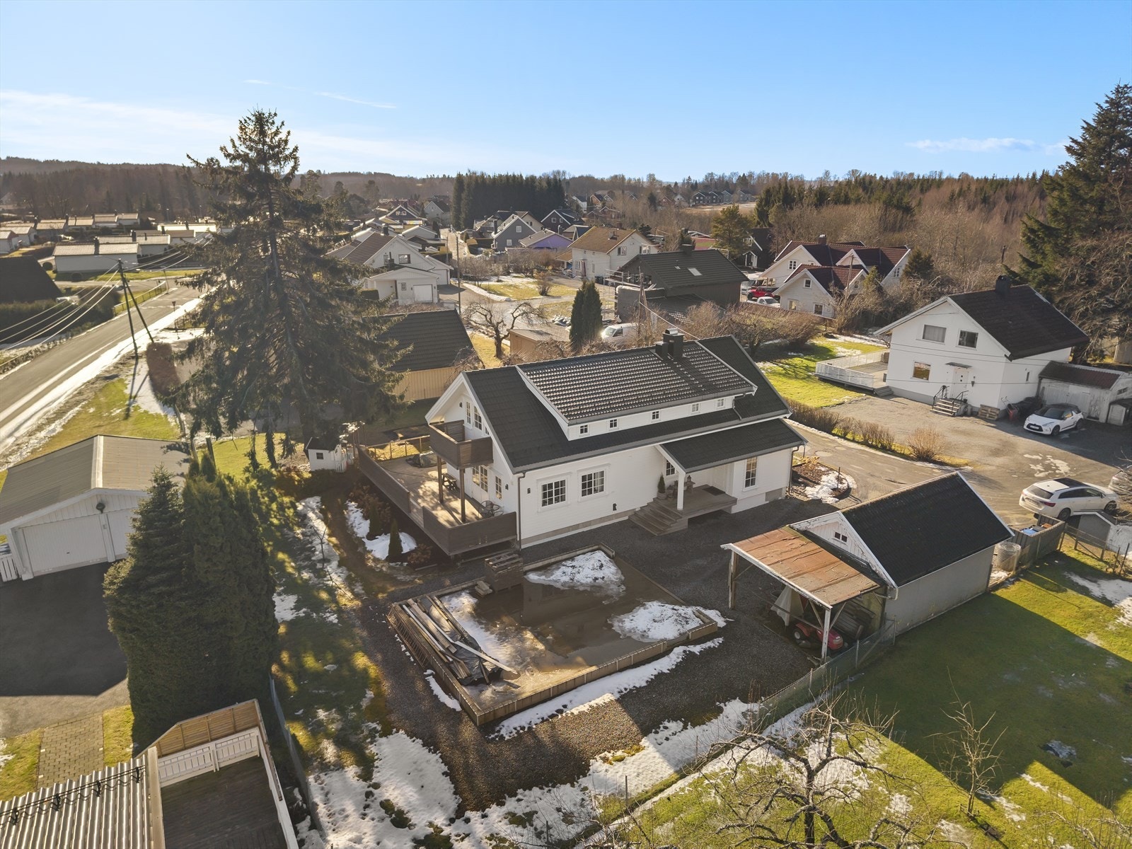 Dronefoto Galleribilde